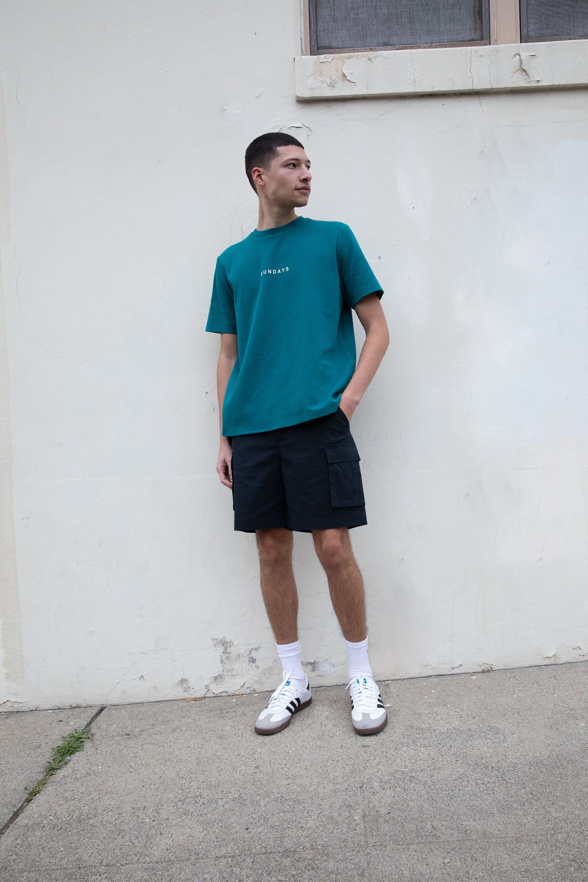 COTTON NYLON CARGO SHORT sold by OAK AND FORT product image thumbnail 3