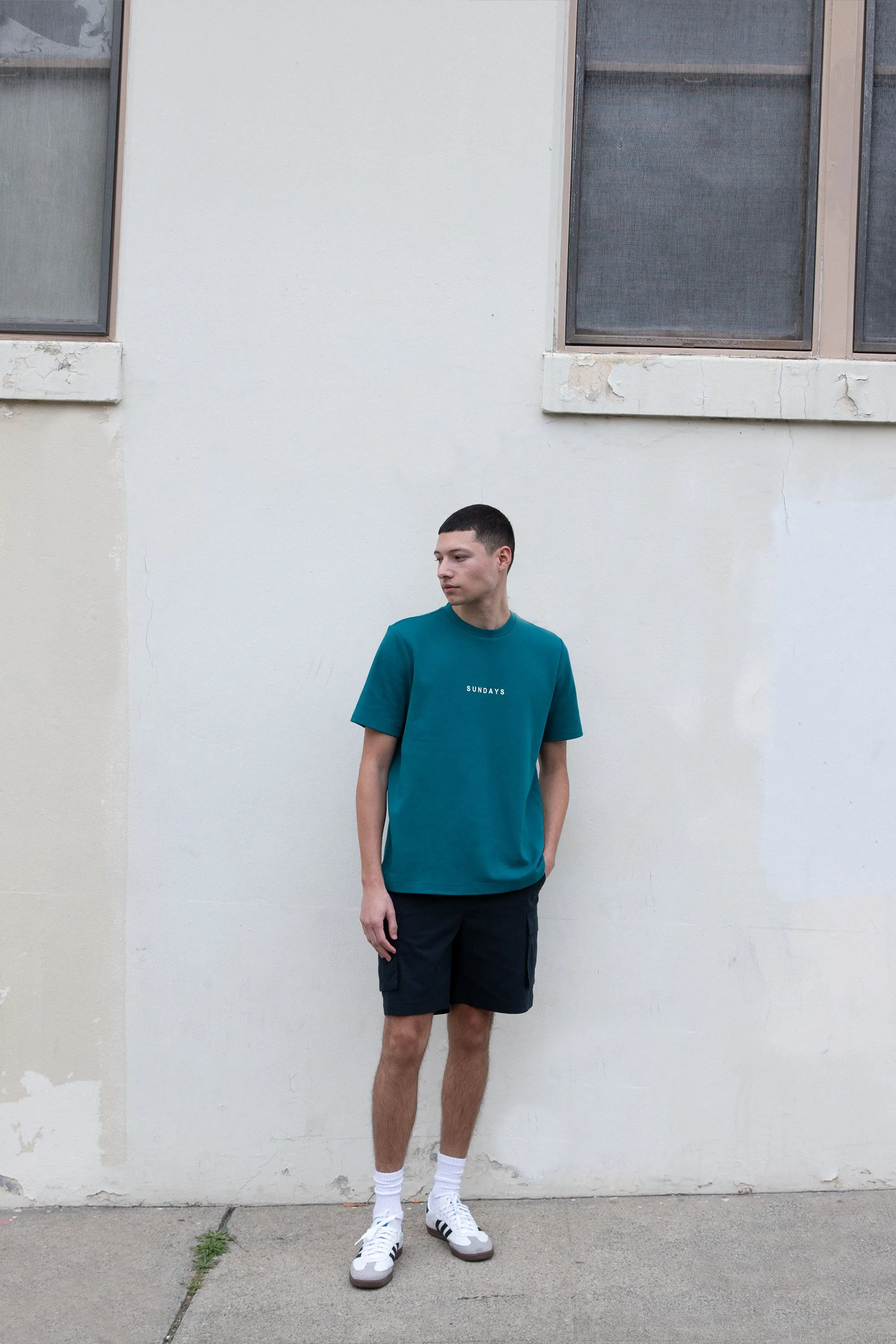 COTTON NYLON CARGO SHORT sold by OAK AND FORT product image thumbnail 4