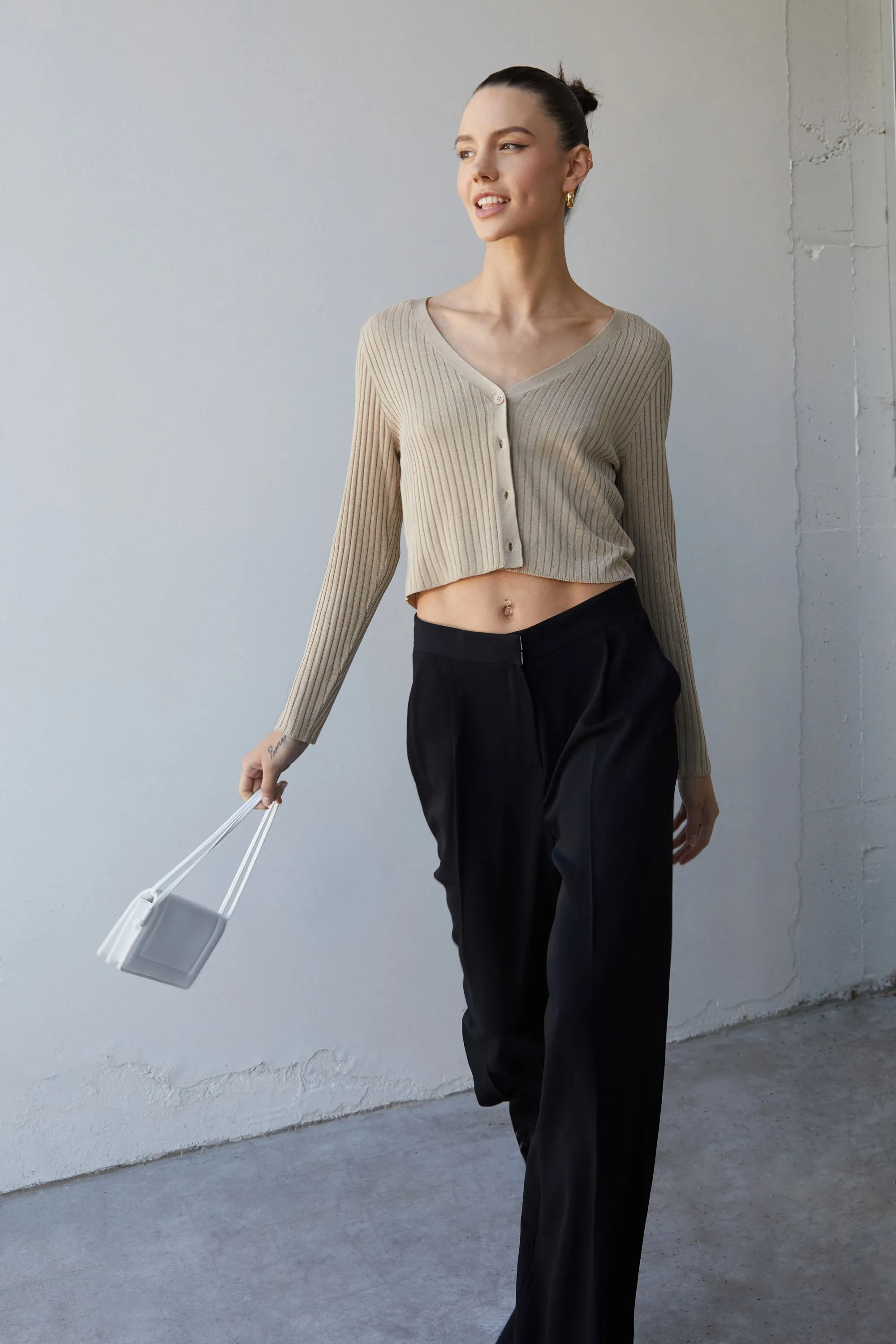 LONG SLEEVE CARDIGAN sold by OAK AND FORT product image thumbnail 3