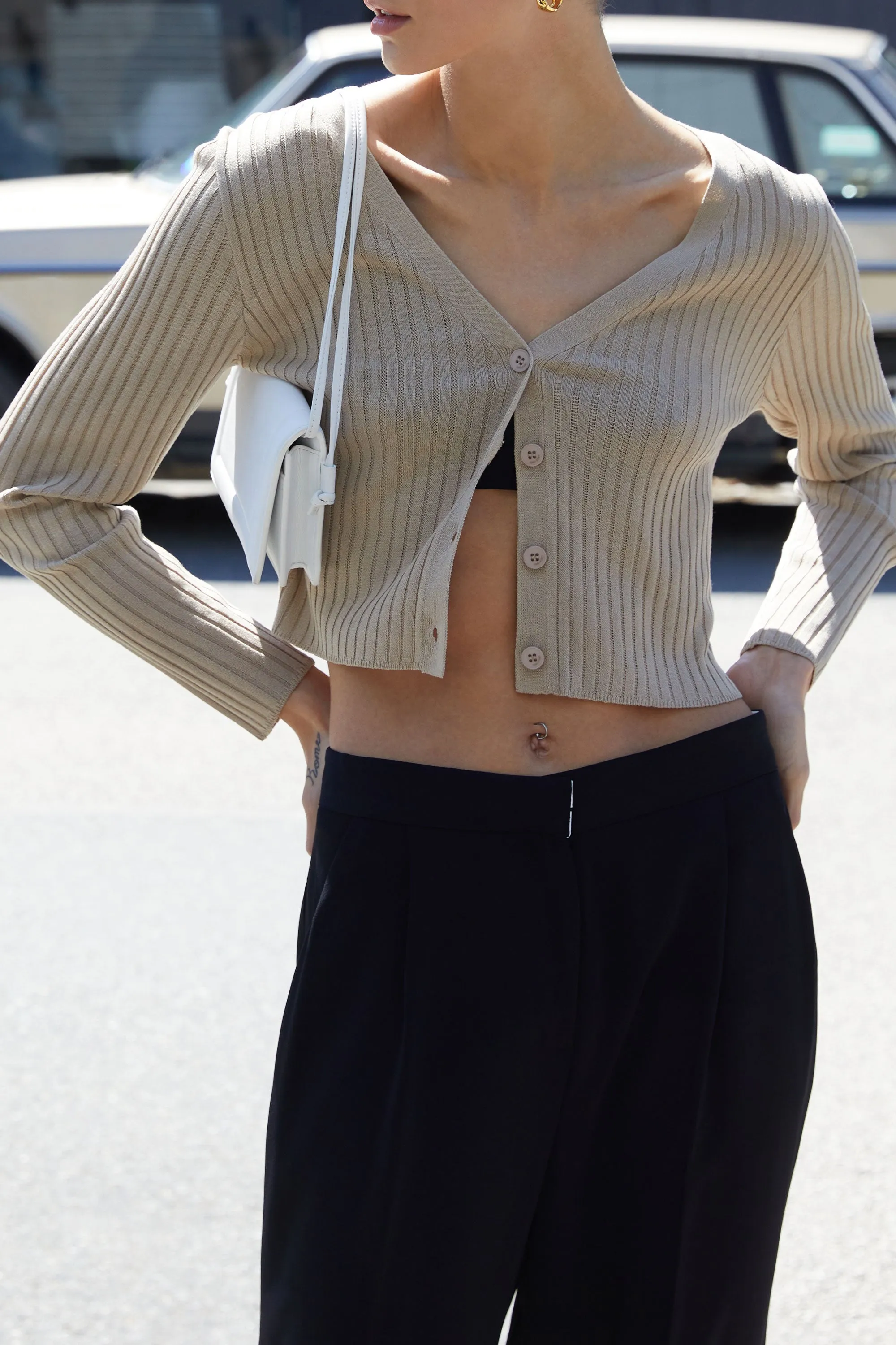 LONG SLEEVE CARDIGAN sold by OAK AND FORT product image thumbnail 2