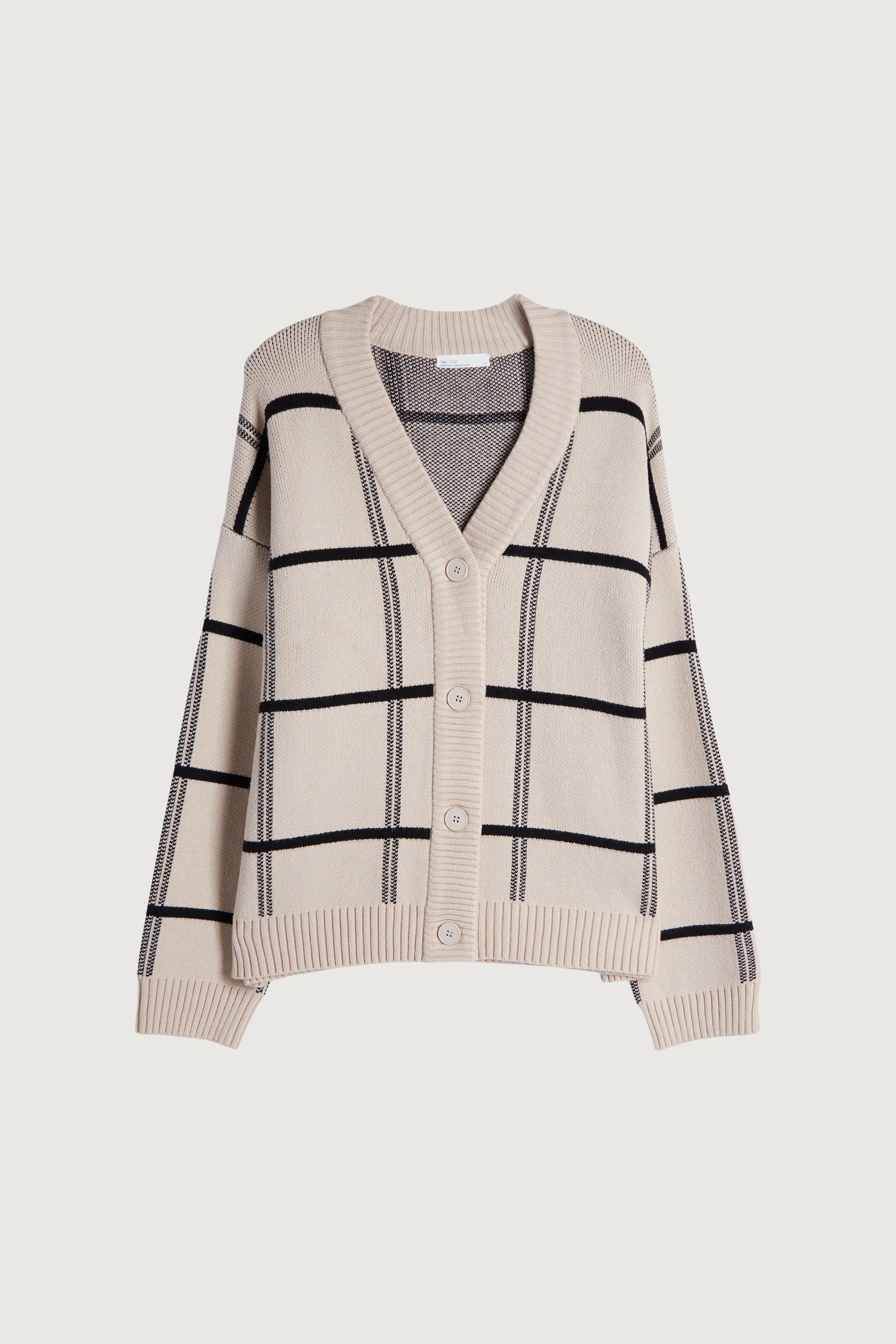 OVERSIZED PLAID CARDIGAN sold by OAK AND FORT product image thumbnail 5