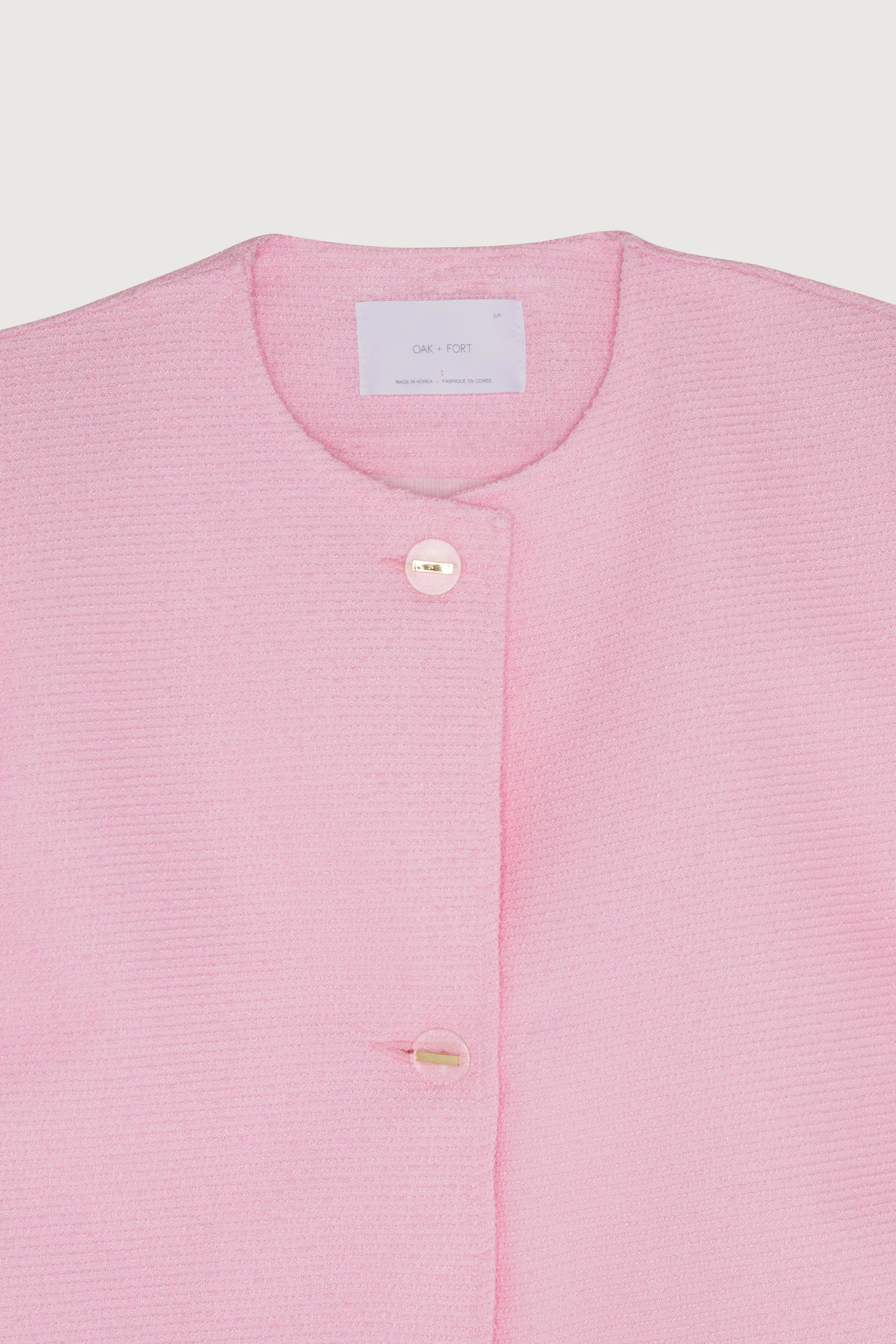 TWEED SHORT SLEEVE JACKET sold by OAK AND FORT product image thumbnail 5