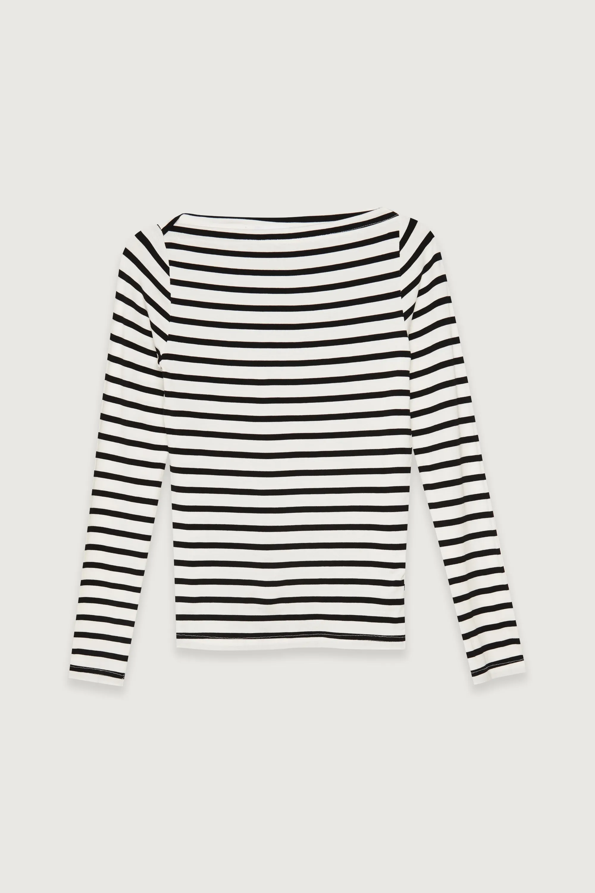 STRIPED LONG SLEEVE TOP sold by OAK AND FORT product image thumbnail 4