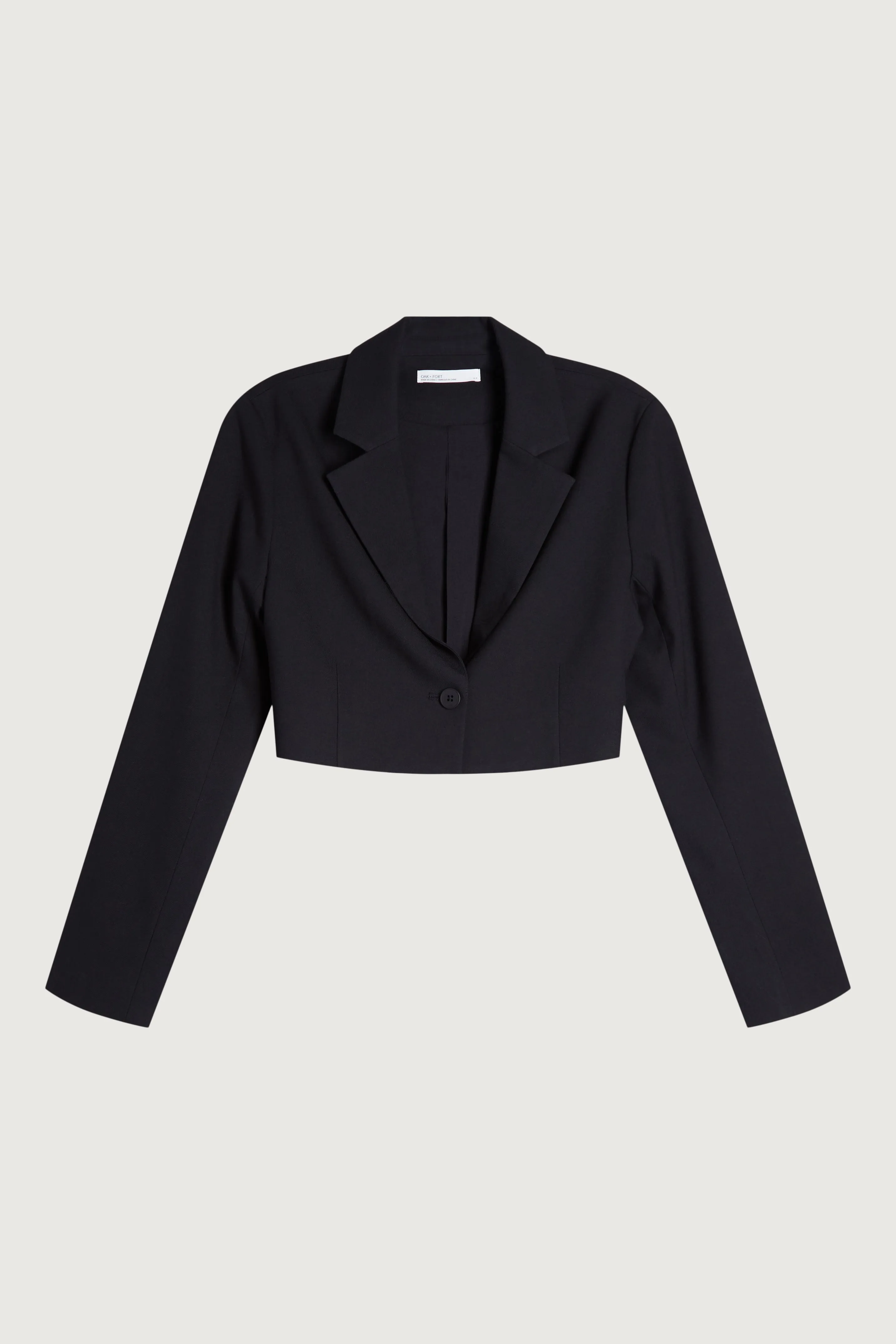 CROPPED SUITING BLOUSE sold by OAK AND FORT product image thumbnail 5