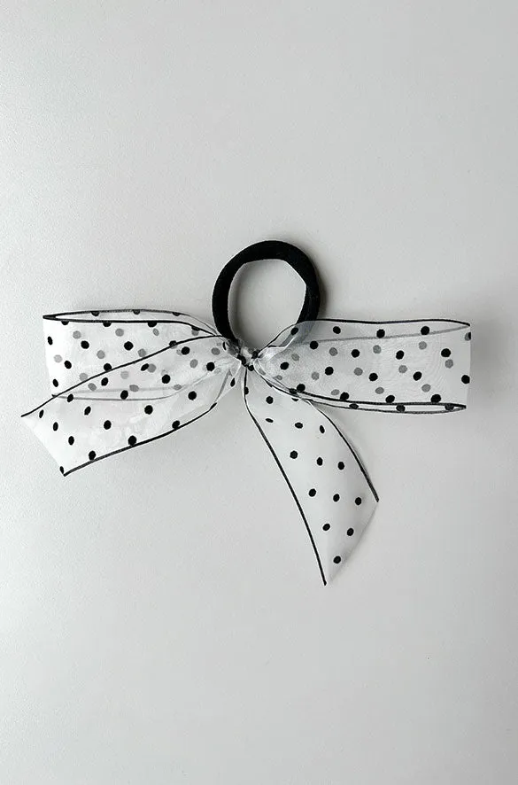 HAIR TIE WITH OVERSIZED BOW sold by OAK AND FORT product image thumbnail 5