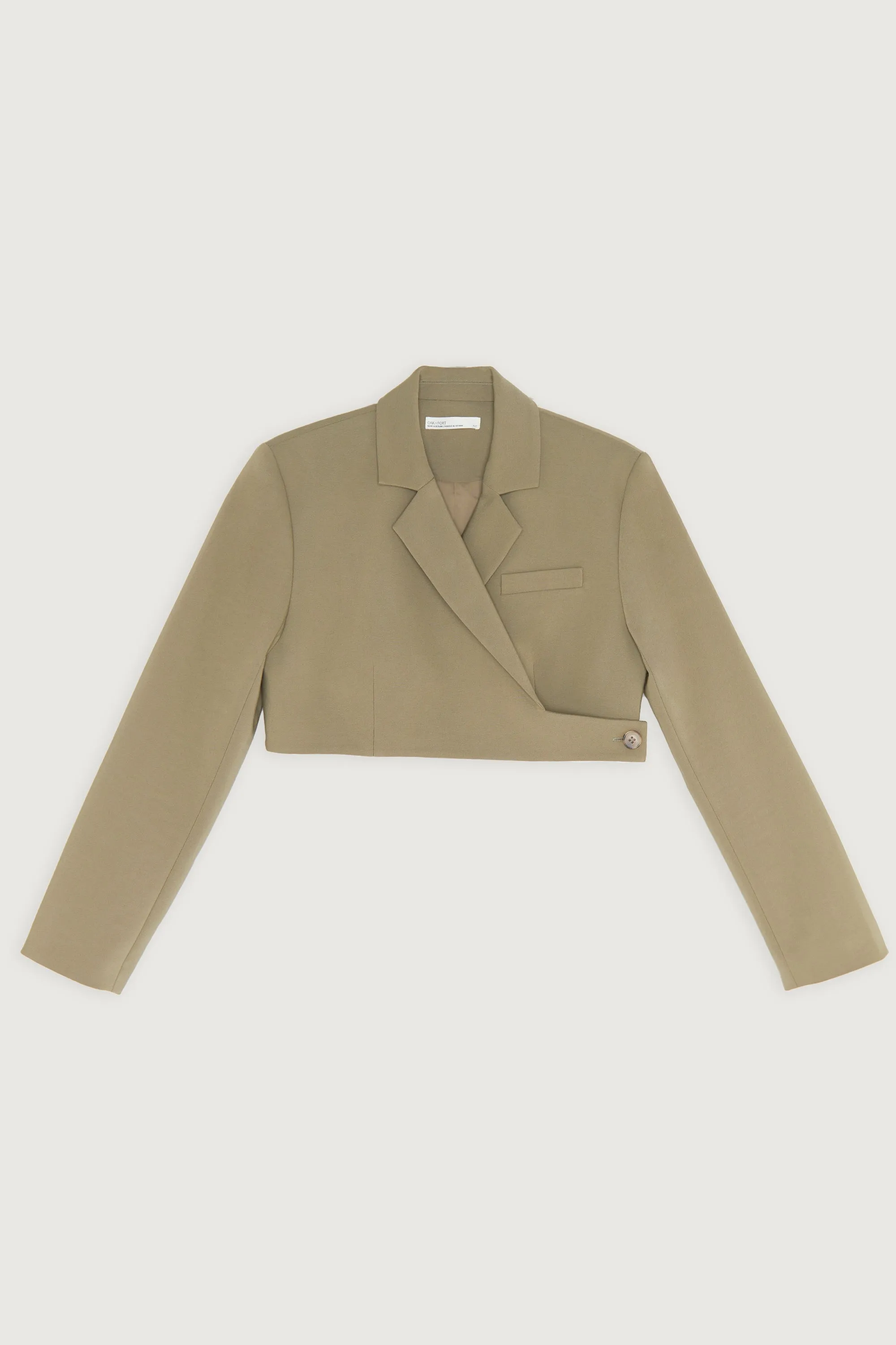 CROPPED CROSS BACK BLAZER sold by OAK AND FORT product image thumbnail 4