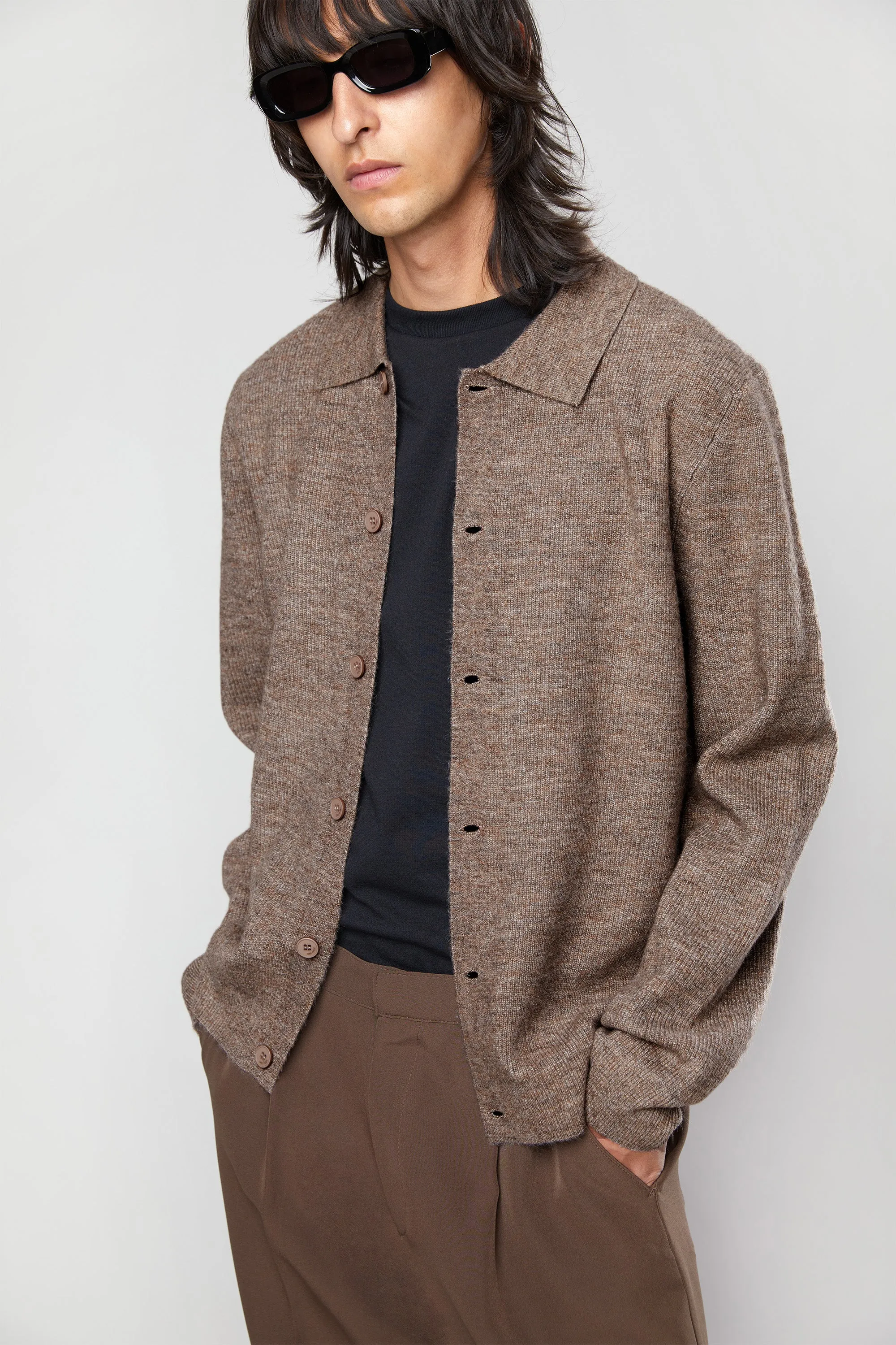 COLLARED CARDIGAN sold by OAK AND FORT