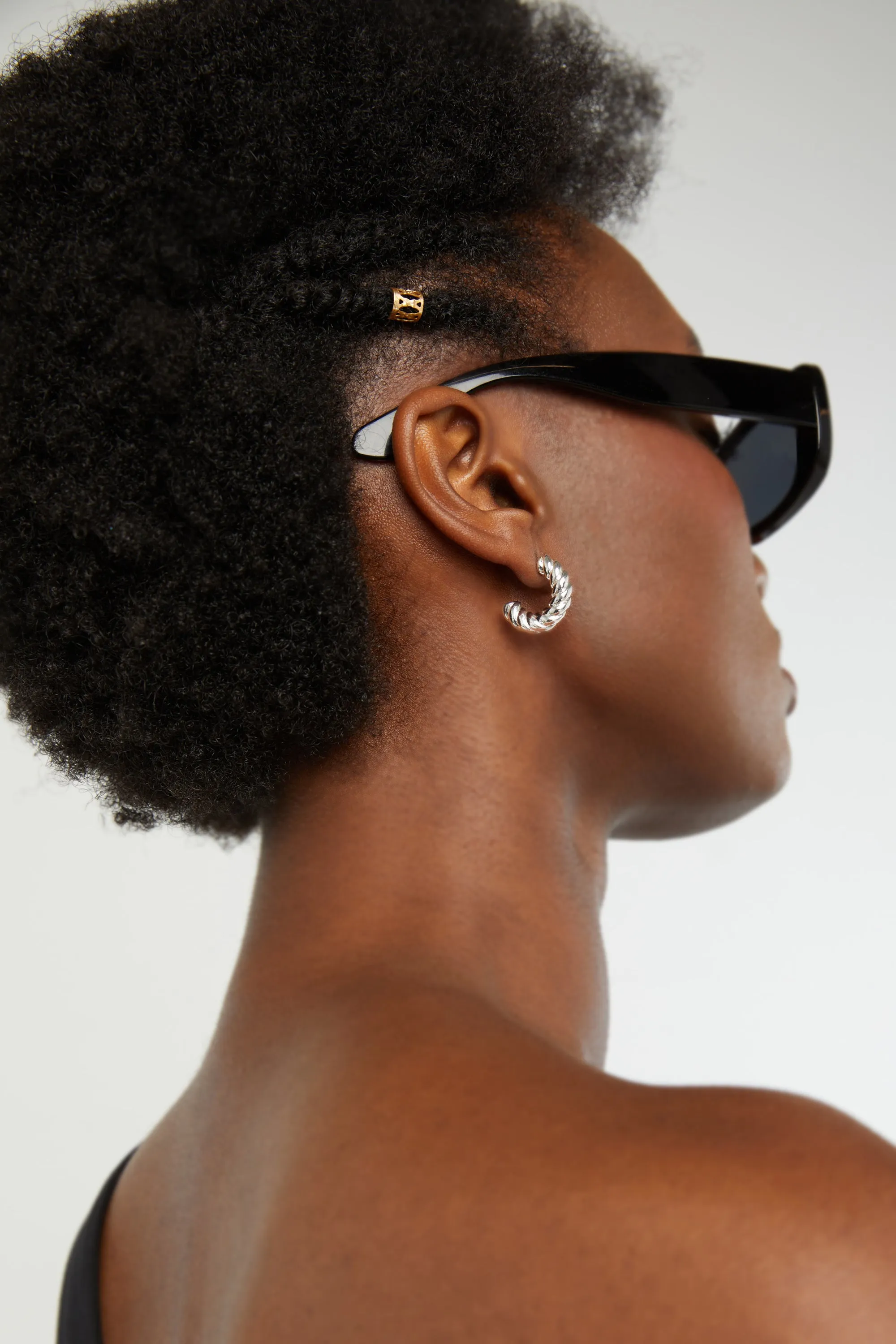 SMALL TWISTED HOOP sold by OAK AND FORT product image thumbnail 3