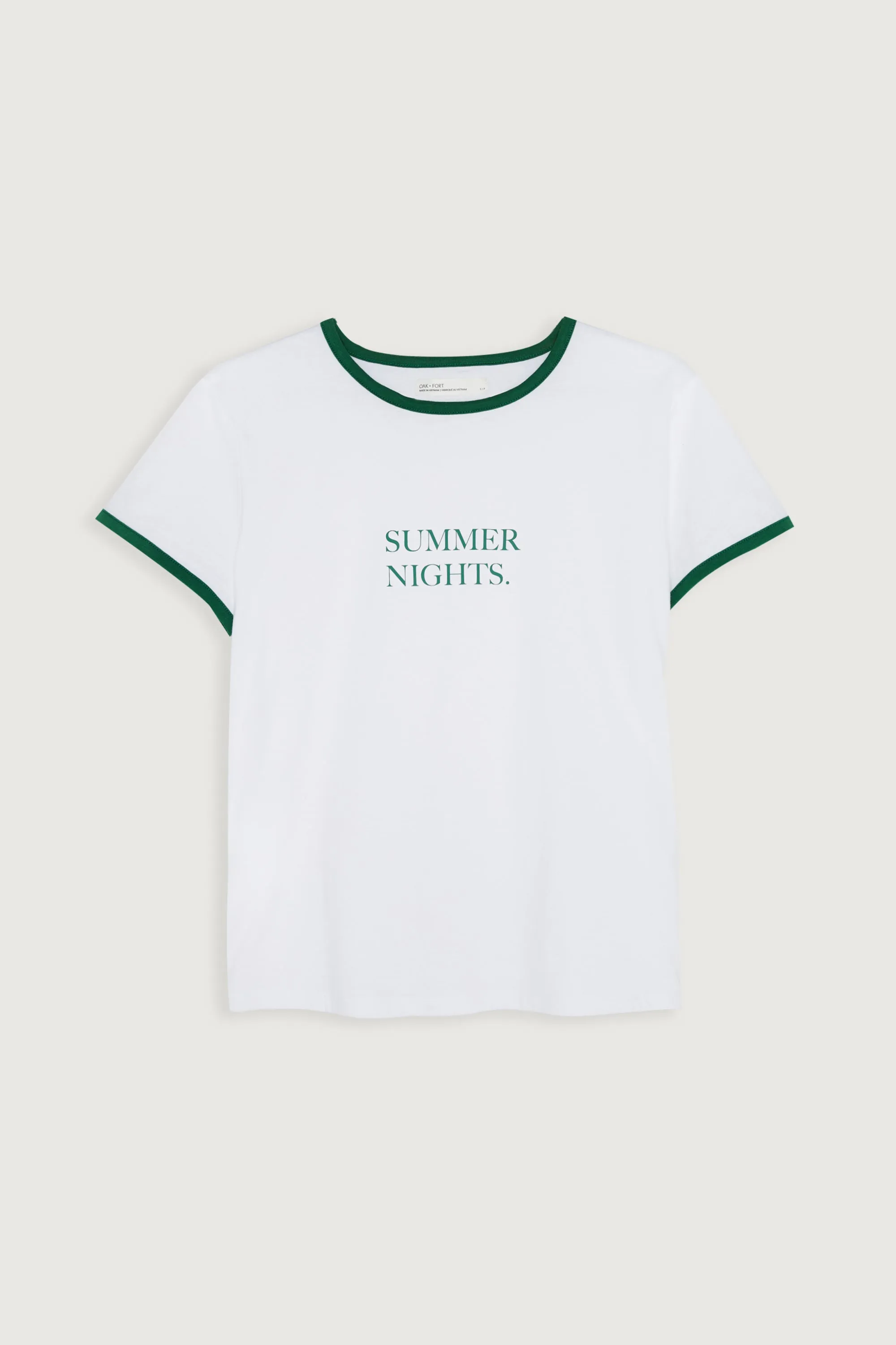 CONTRAST TRIM TEE sold by OAK AND FORT product image thumbnail 5