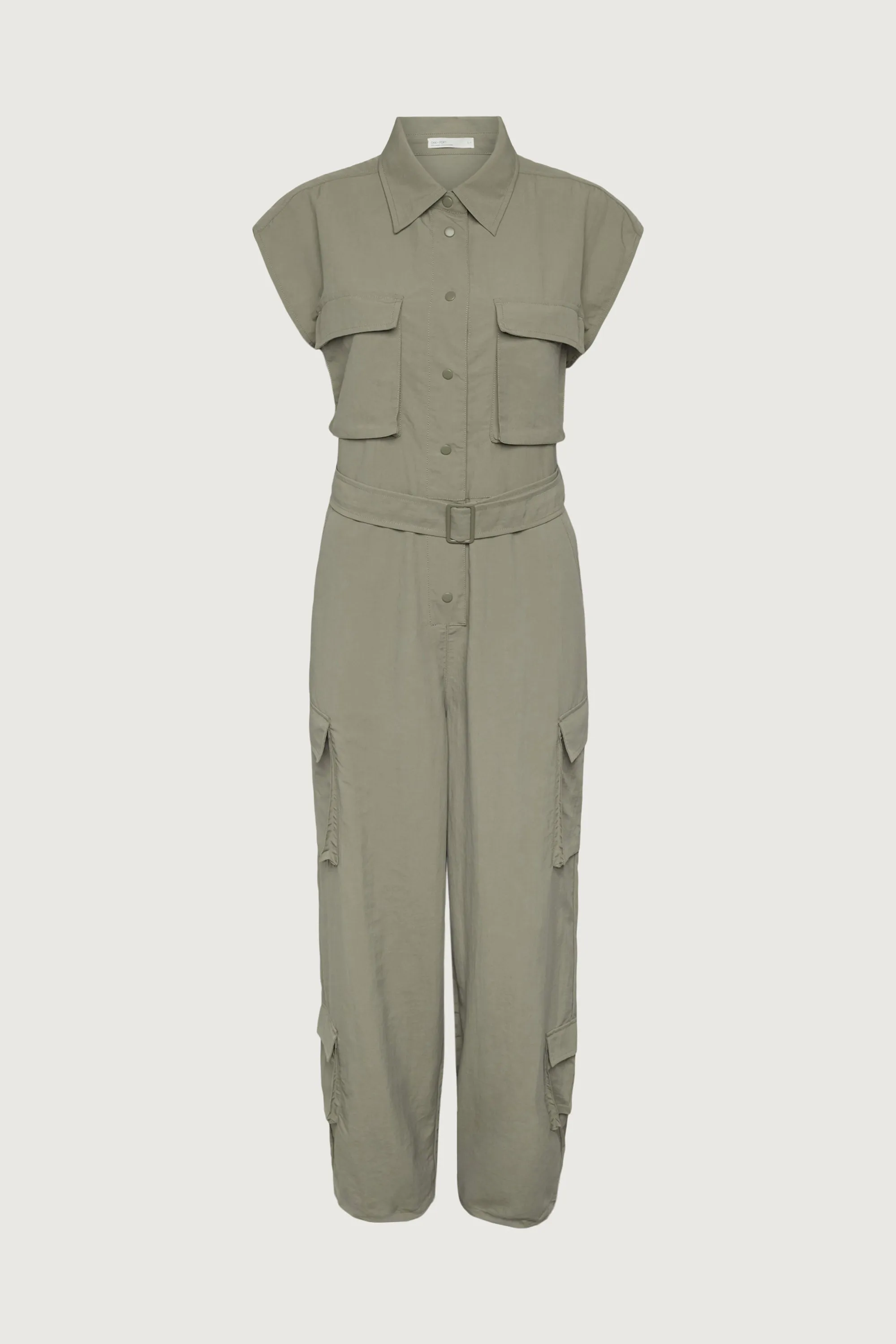 SLEEVELESS CARGO JUMPSUIT sold by OAK AND FORT product image thumbnail 5