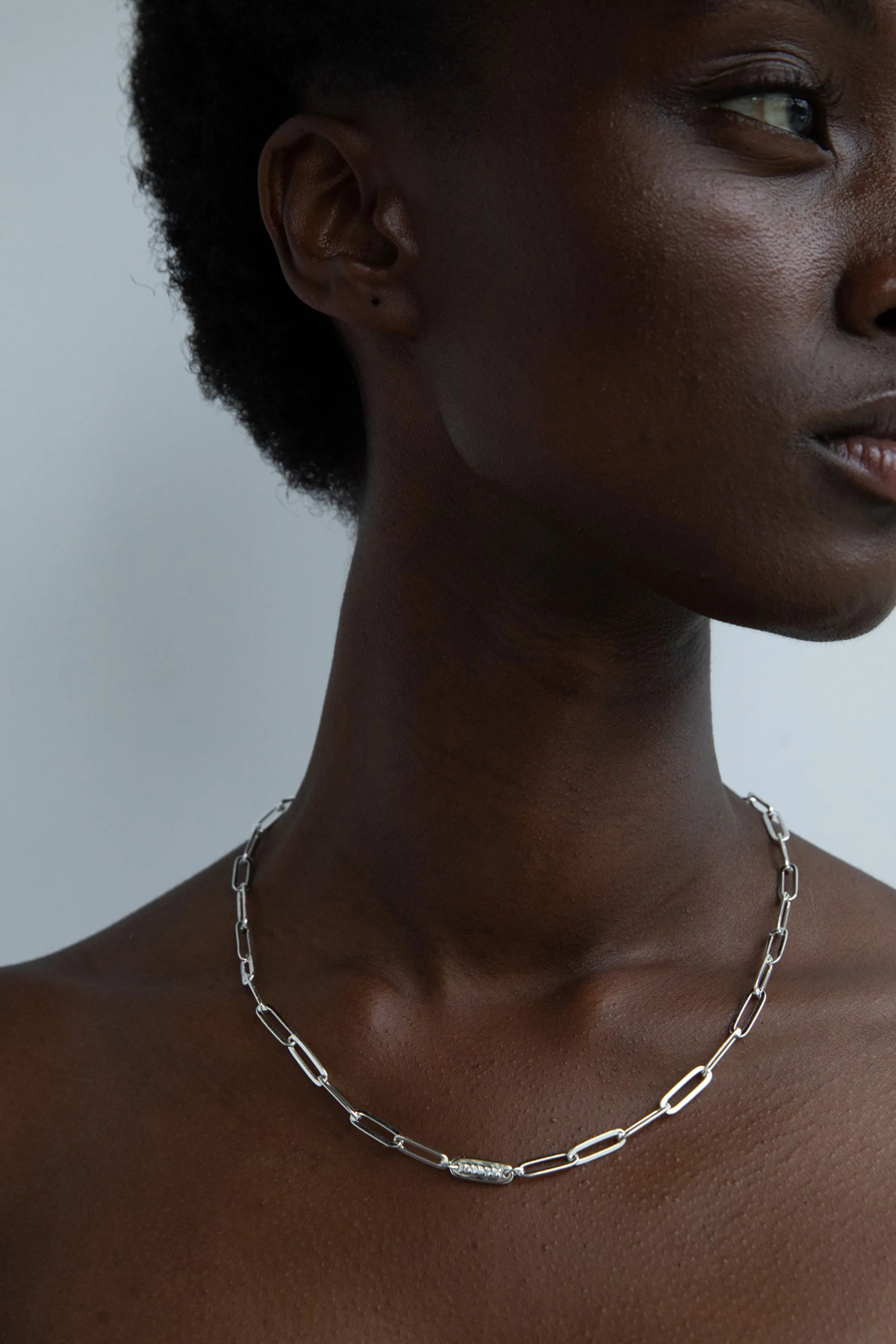 LINK CHAIN NECKLACE WITH PENDANT sold by OAK AND FORT