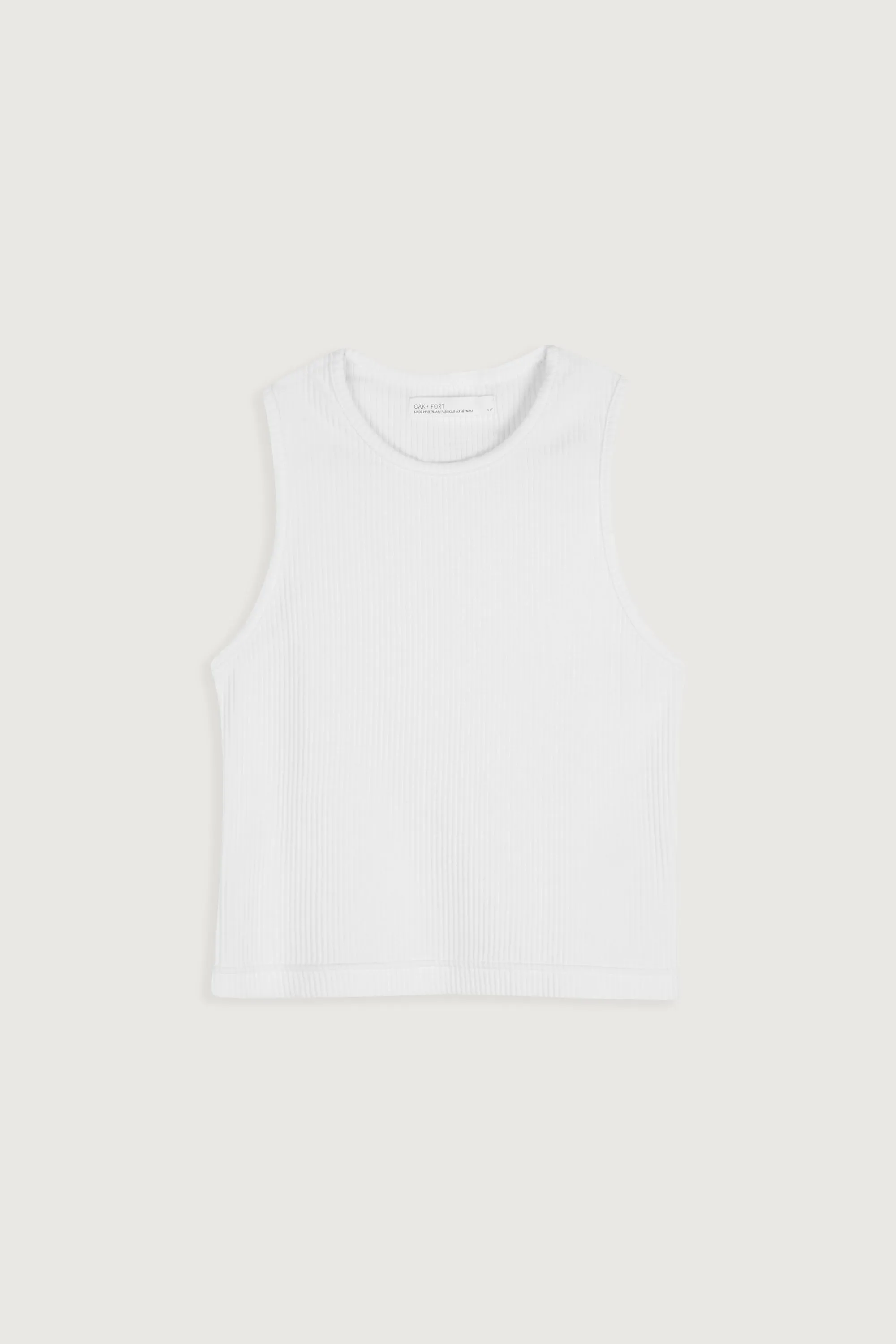 CROPPED RACERBACK TANK sold by OAK AND FORT product image thumbnail 4