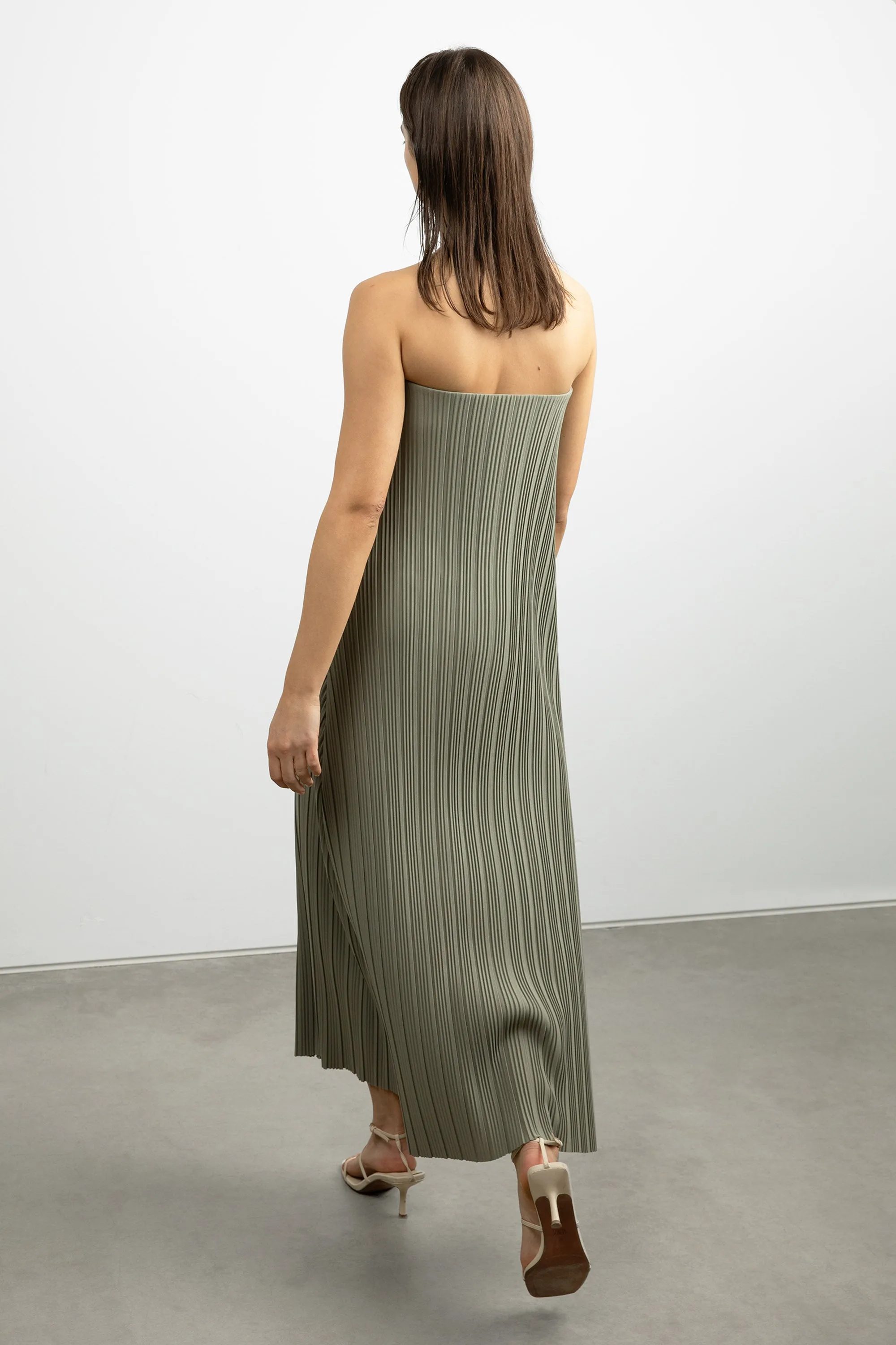 PLEATED TUBE DRESS sold by OAK AND FORT product image thumbnail 4