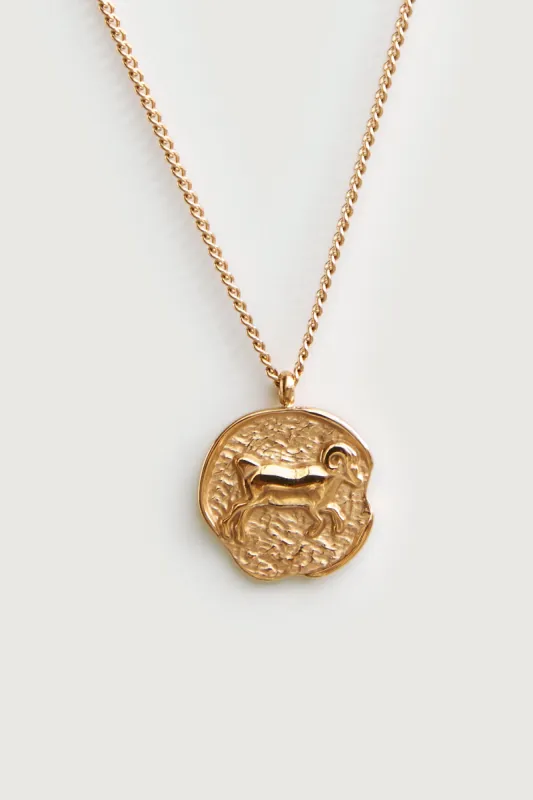CAPRICORN PENDANT NECKLACE made by OAK AND FORT