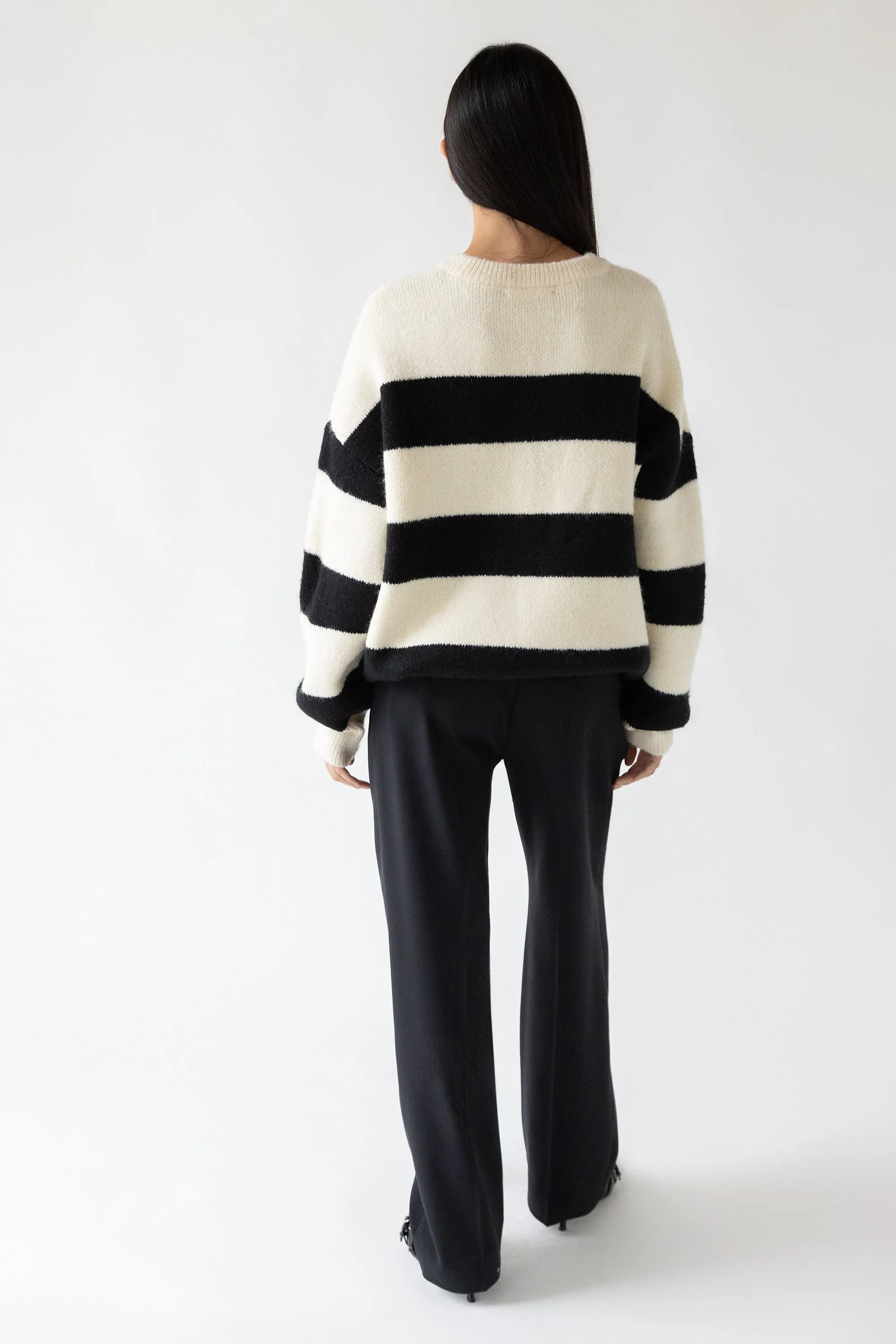 OVERSIZED STRIPED SWEATER sold by OAK AND FORT product image thumbnail 4