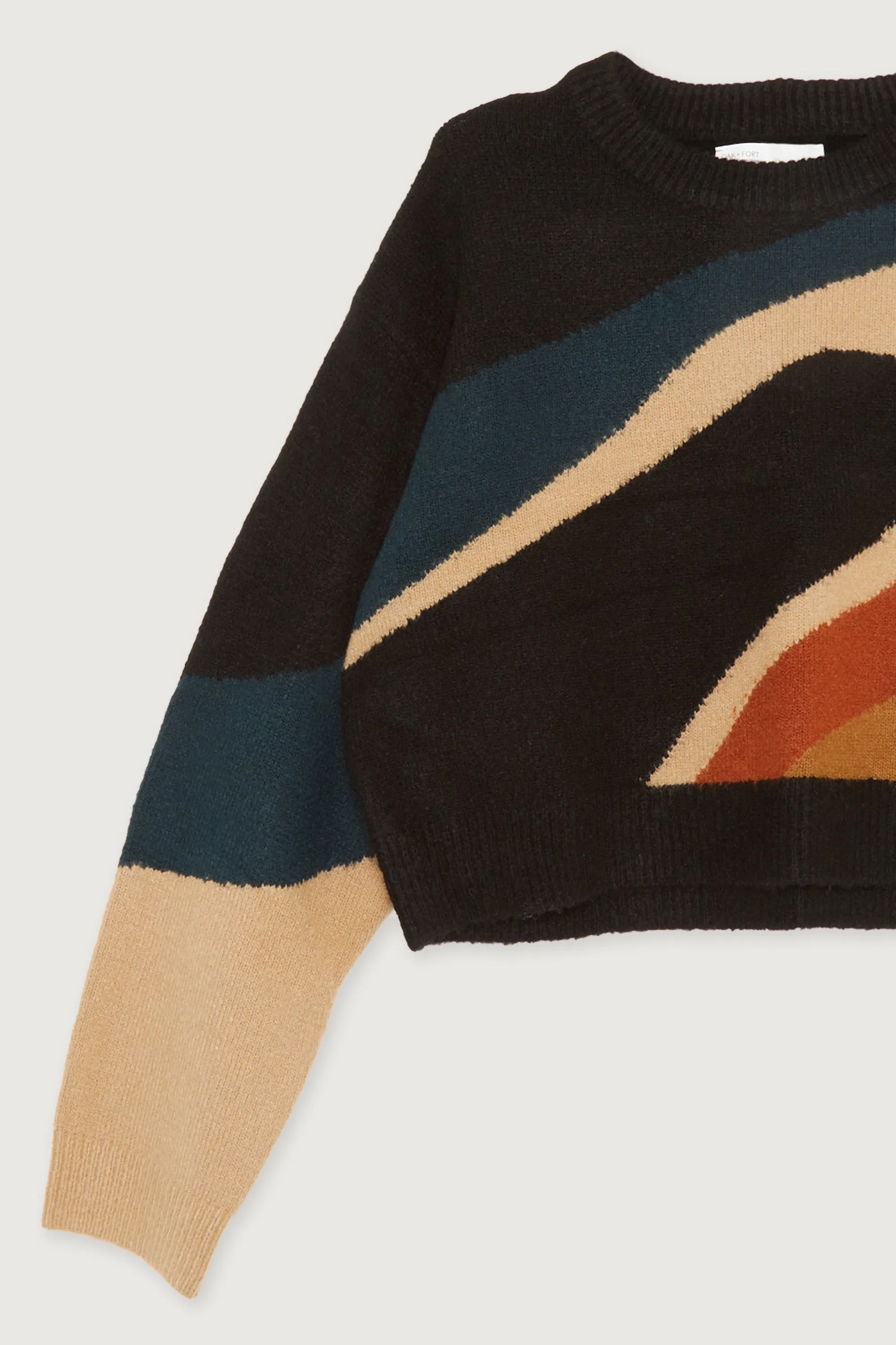 PATTERNED INTARSIA SWEATER sold by OAK AND FORT product image thumbnail 4