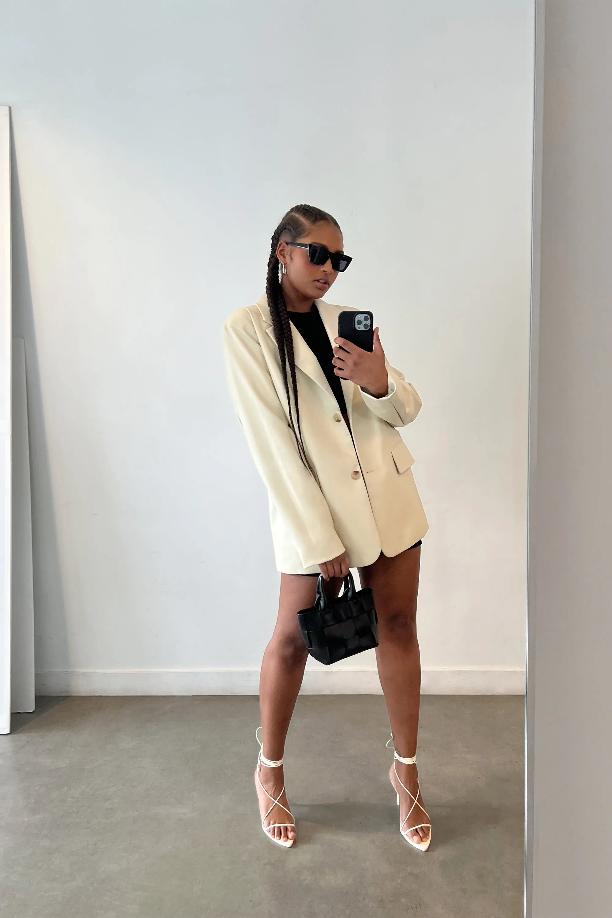 VEGAN LEATHER BLAZER sold by OAK AND FORT product image thumbnail 3