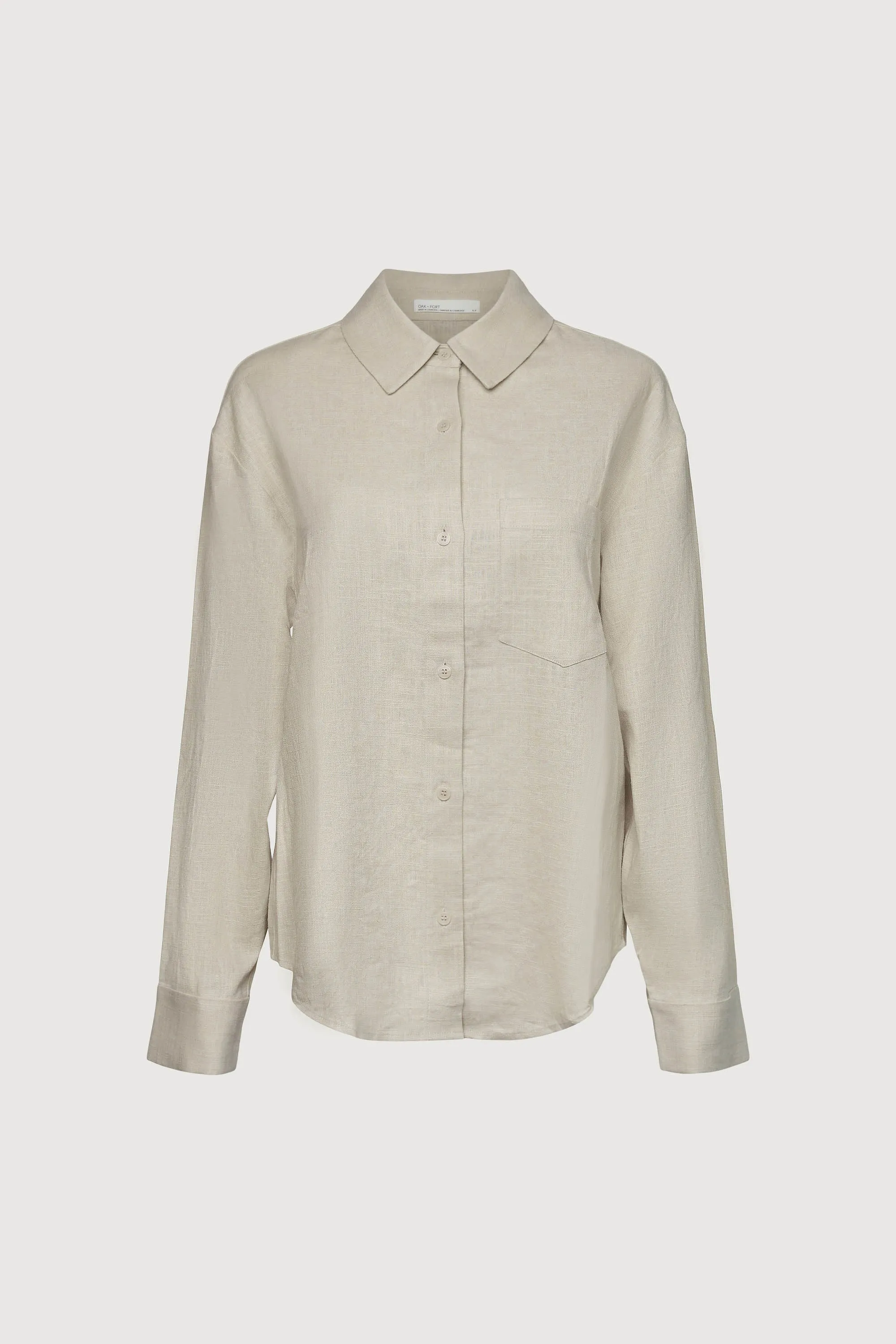 LINEN BLEND SHIRT sold by OAK AND FORT product image thumbnail 3