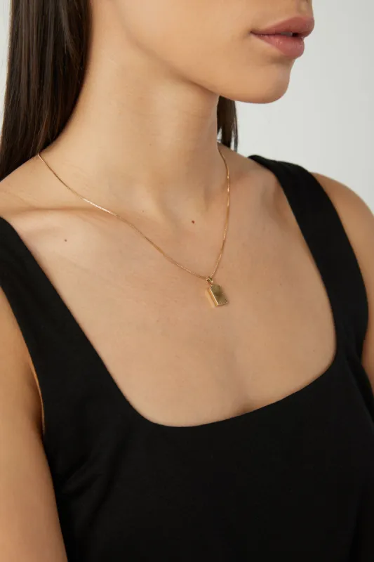 BOX CHAIN NECKLACE sold by OAK AND FORT