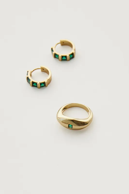 ZIRCONIA DOME RING sold by OAK AND FORT