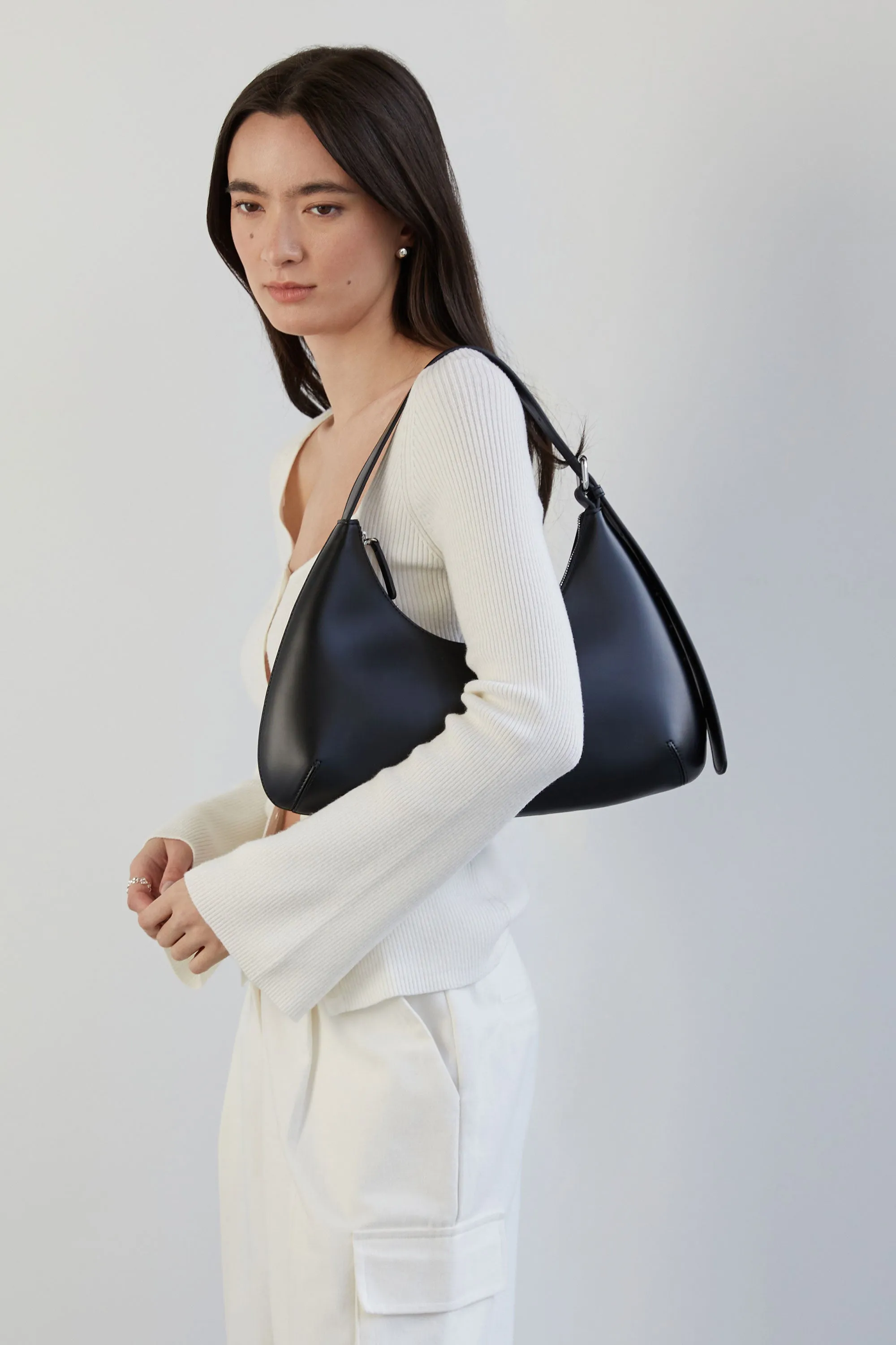 SMALL ROUNDED SHOULDER BAG sold by OAK AND FORT product image thumbnail 4