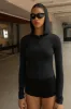 FITTED ZIP-UP HOODIE sold by OAK AND FORT