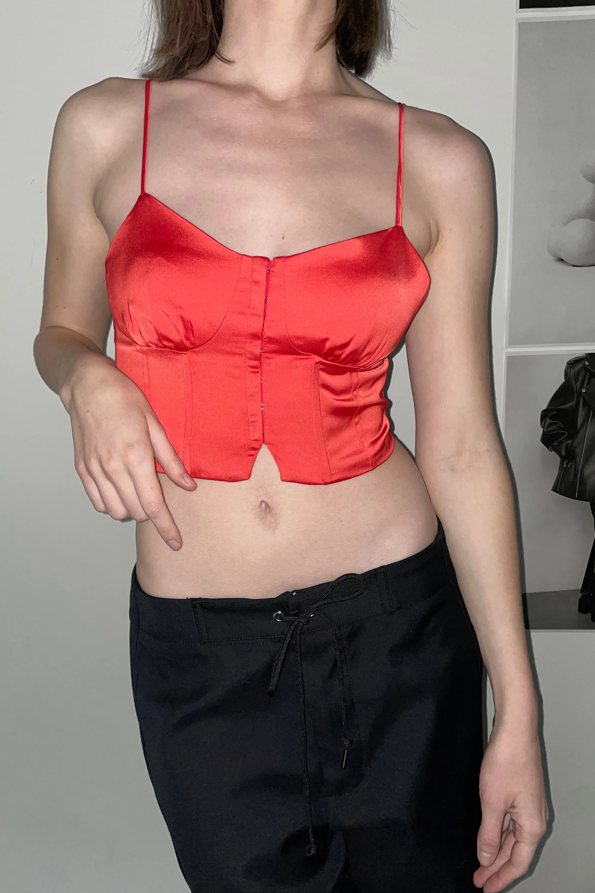 SATIN BUSTIER TOP sold by OAK AND FORT product image thumbnail 2