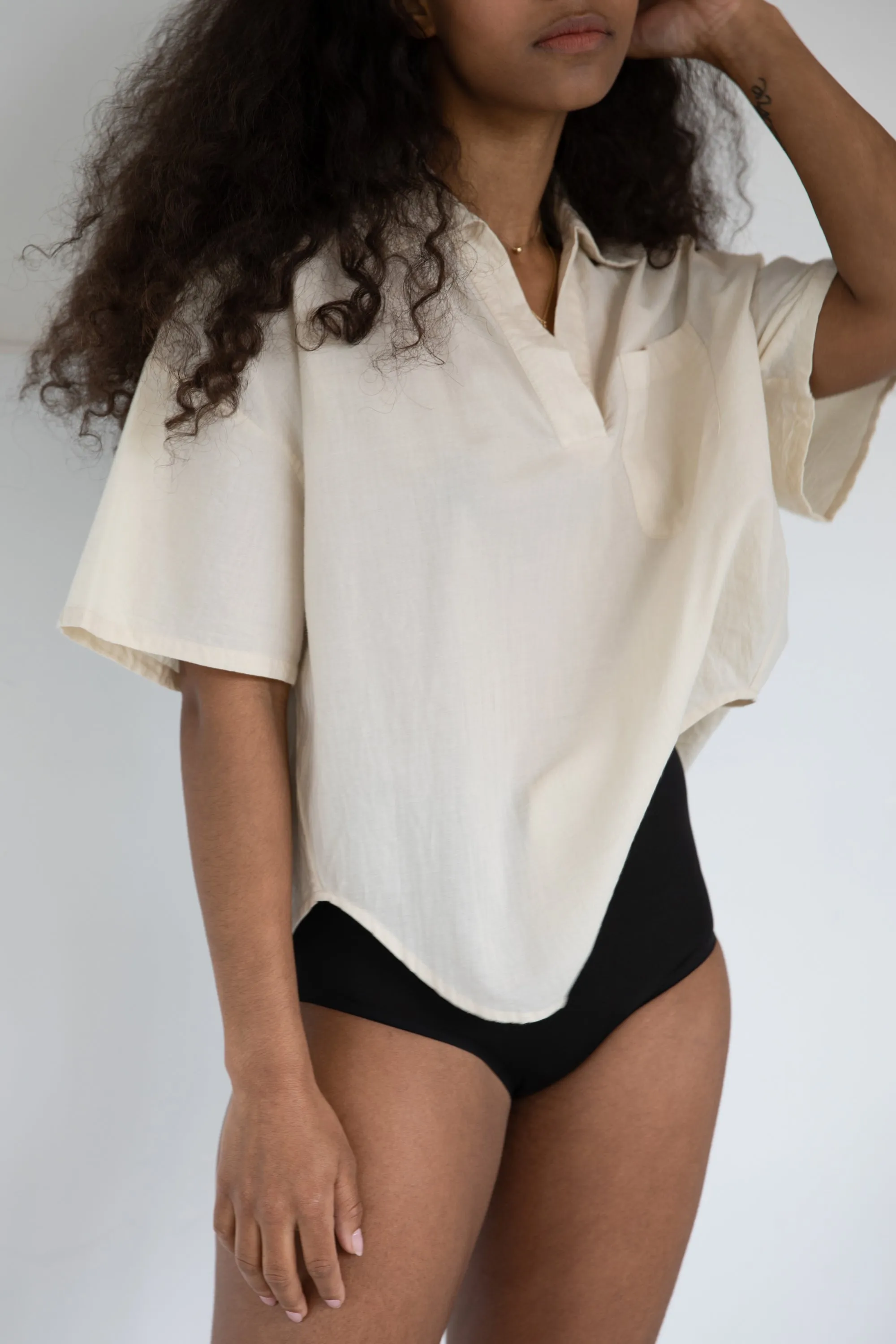 COLLARED BLOUSE sold by OAK AND FORT product image thumbnail 2