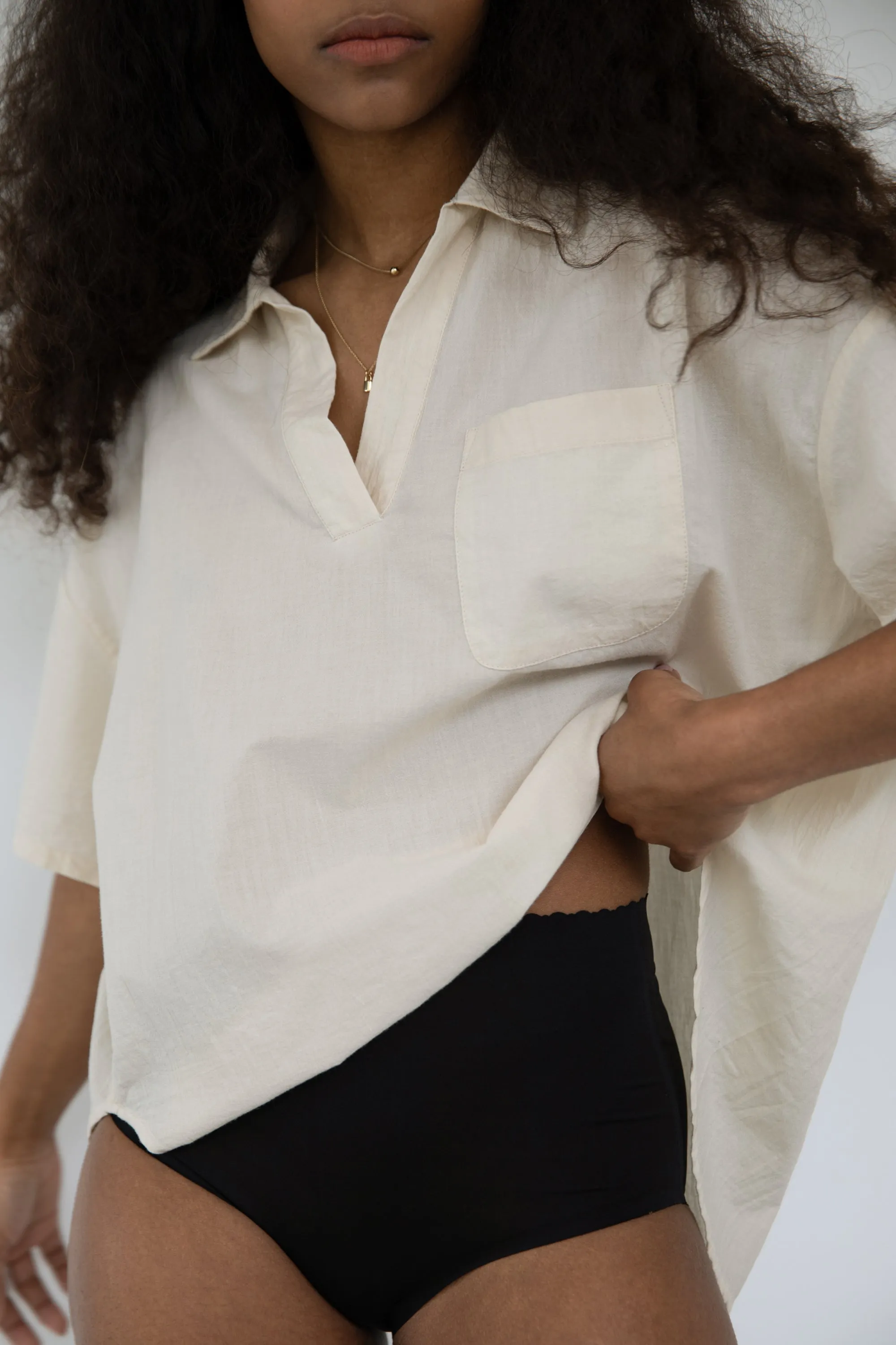 COLLARED BLOUSE sold by OAK AND FORT product image thumbnail 3