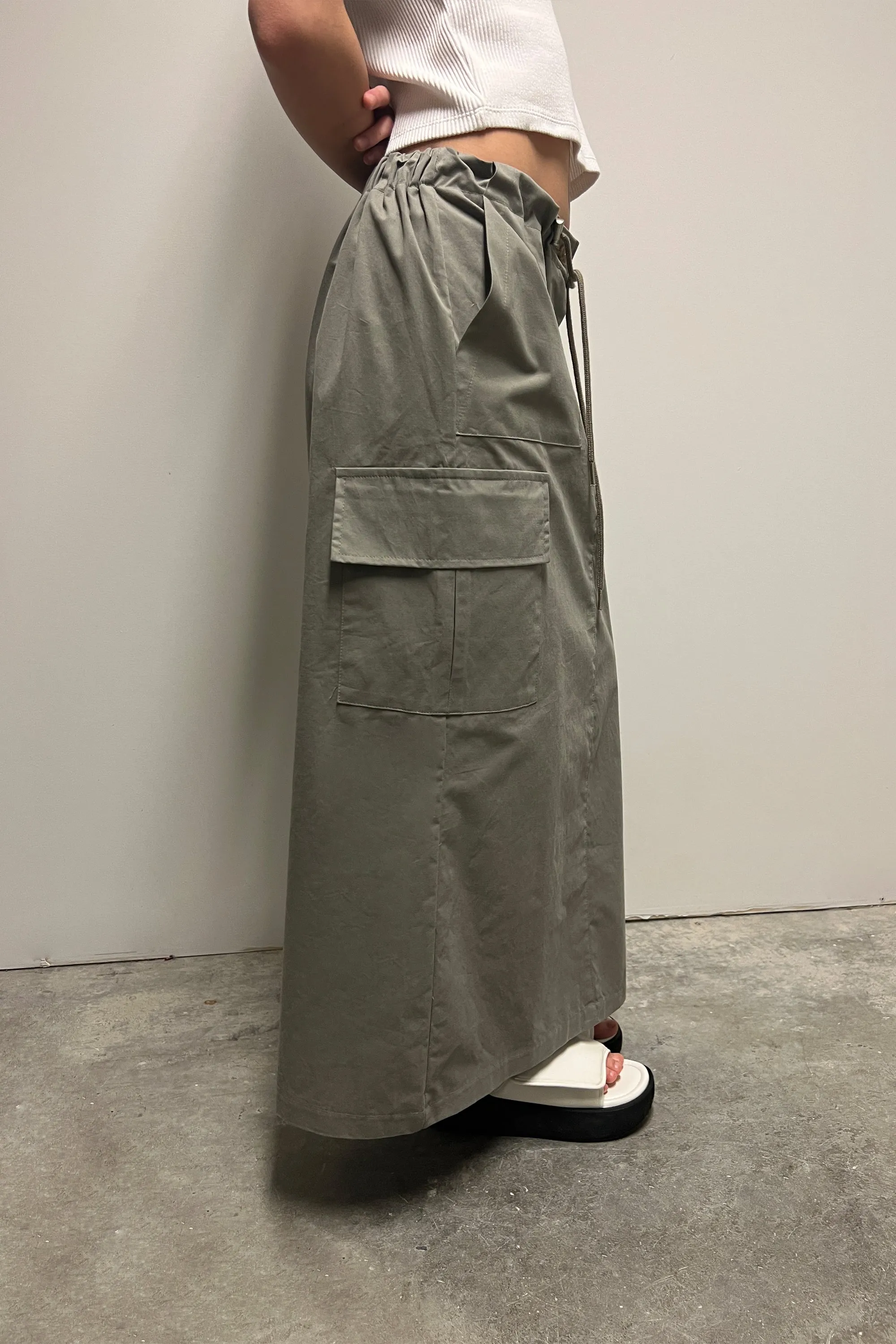 MIDI CARGO SKIRT sold by OAK AND FORT product image thumbnail 2