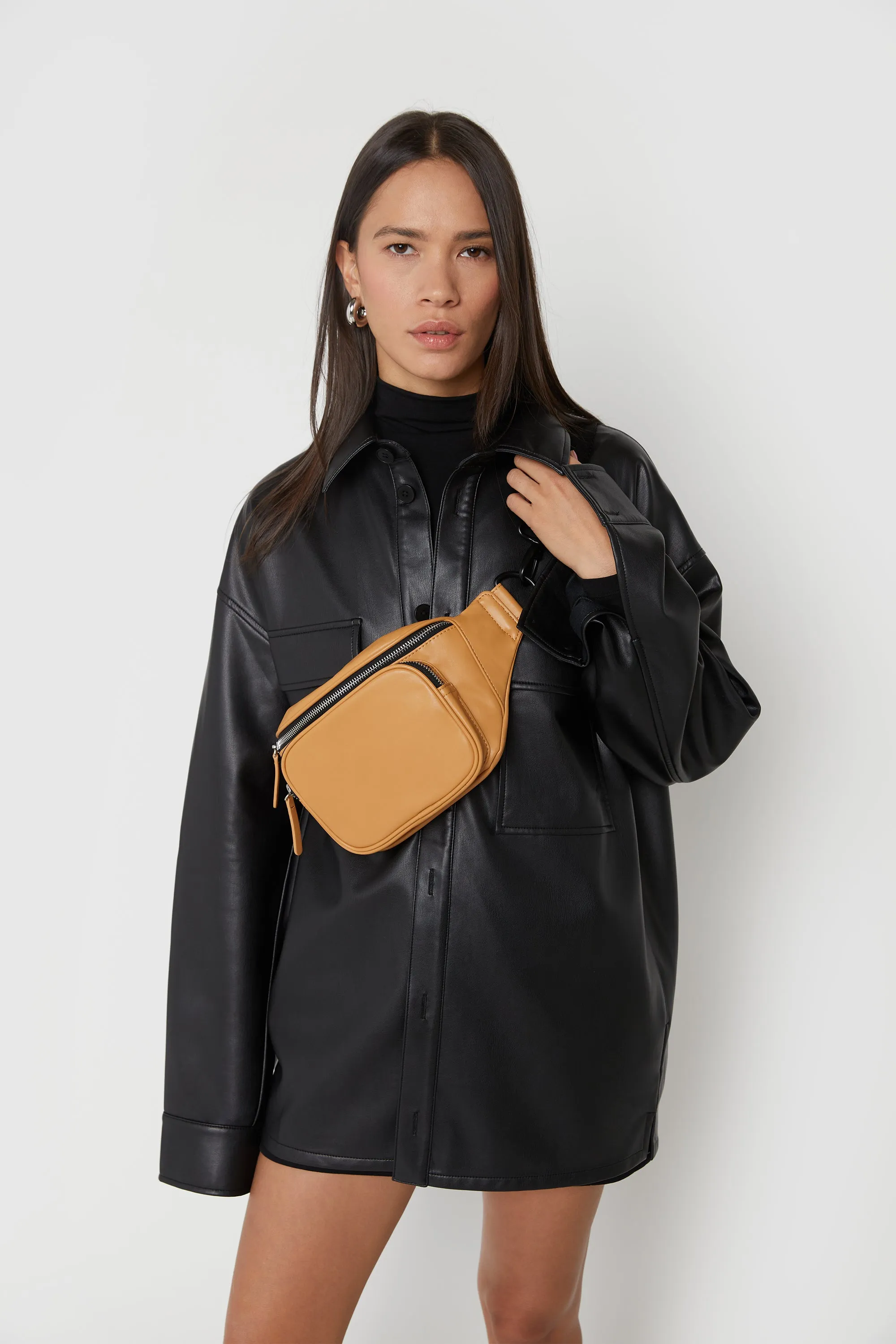 VEGAN LEATHER FANNYPACK sold by OAK AND FORT