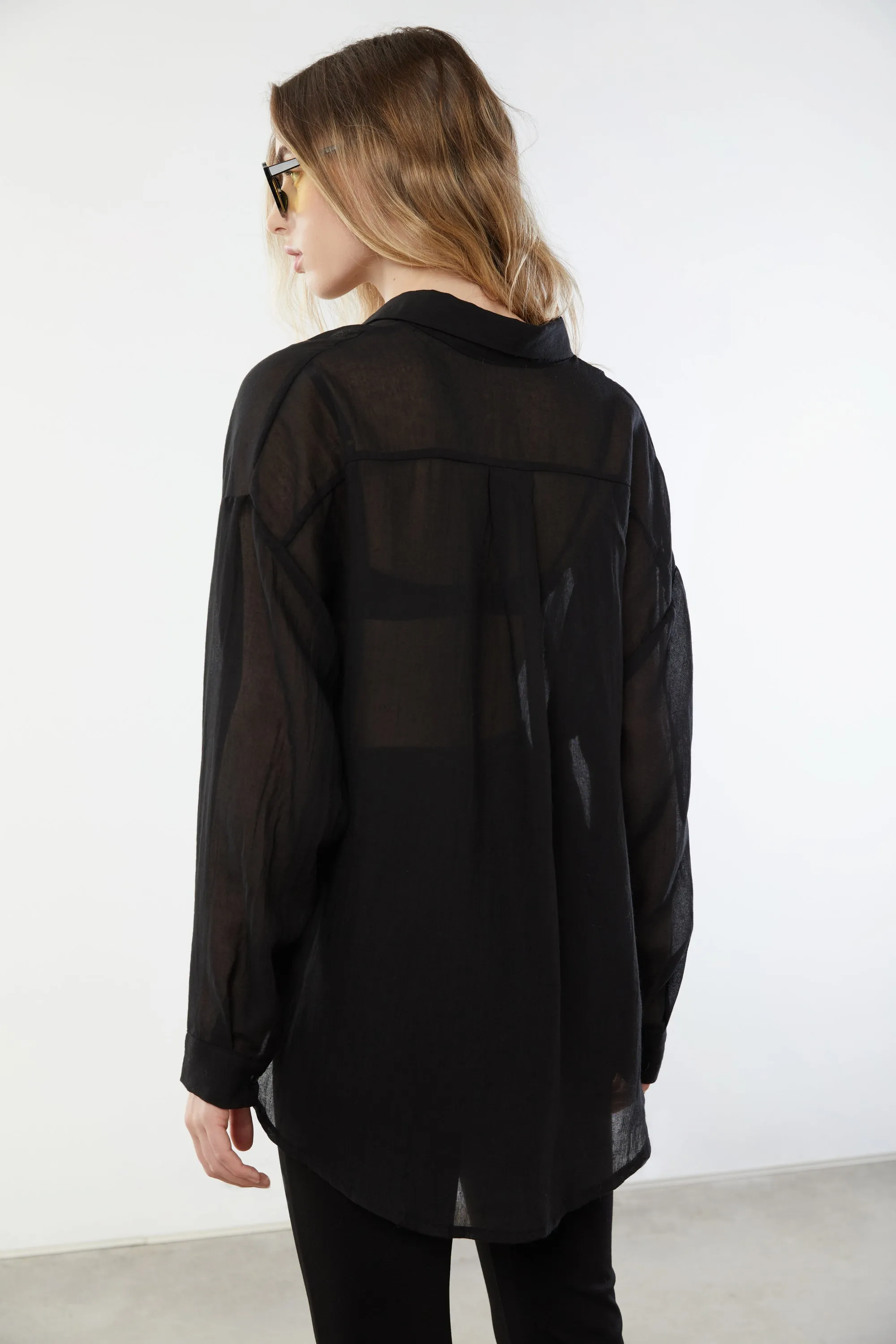 OVERSIZED BUTTON UP SHIRT sold by OAK AND FORT product image thumbnail 4