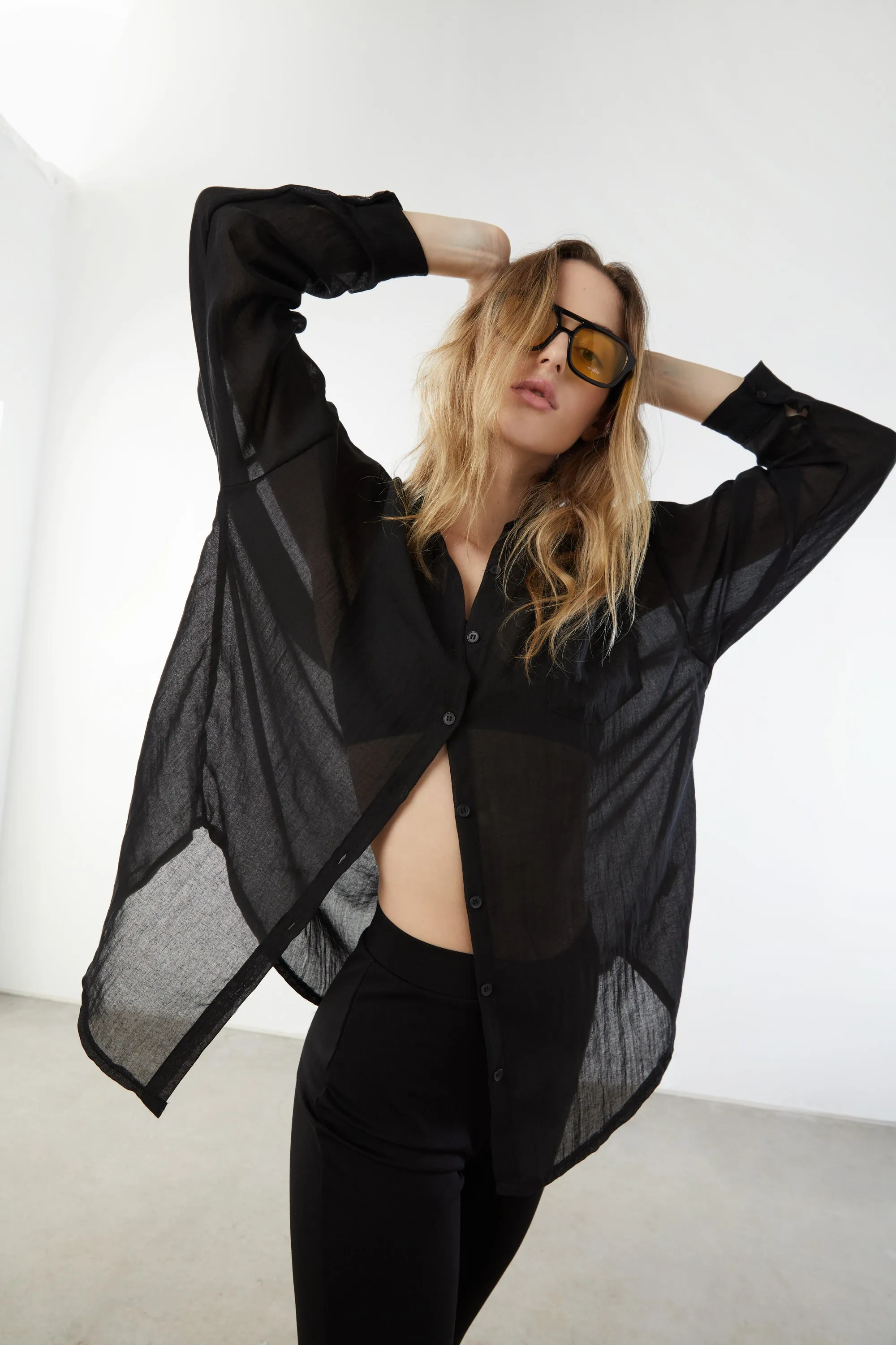 OVERSIZED BUTTON UP SHIRT sold by OAK AND FORT