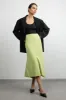 RIBBED MIDI SKIRT sold by OAK AND FORT