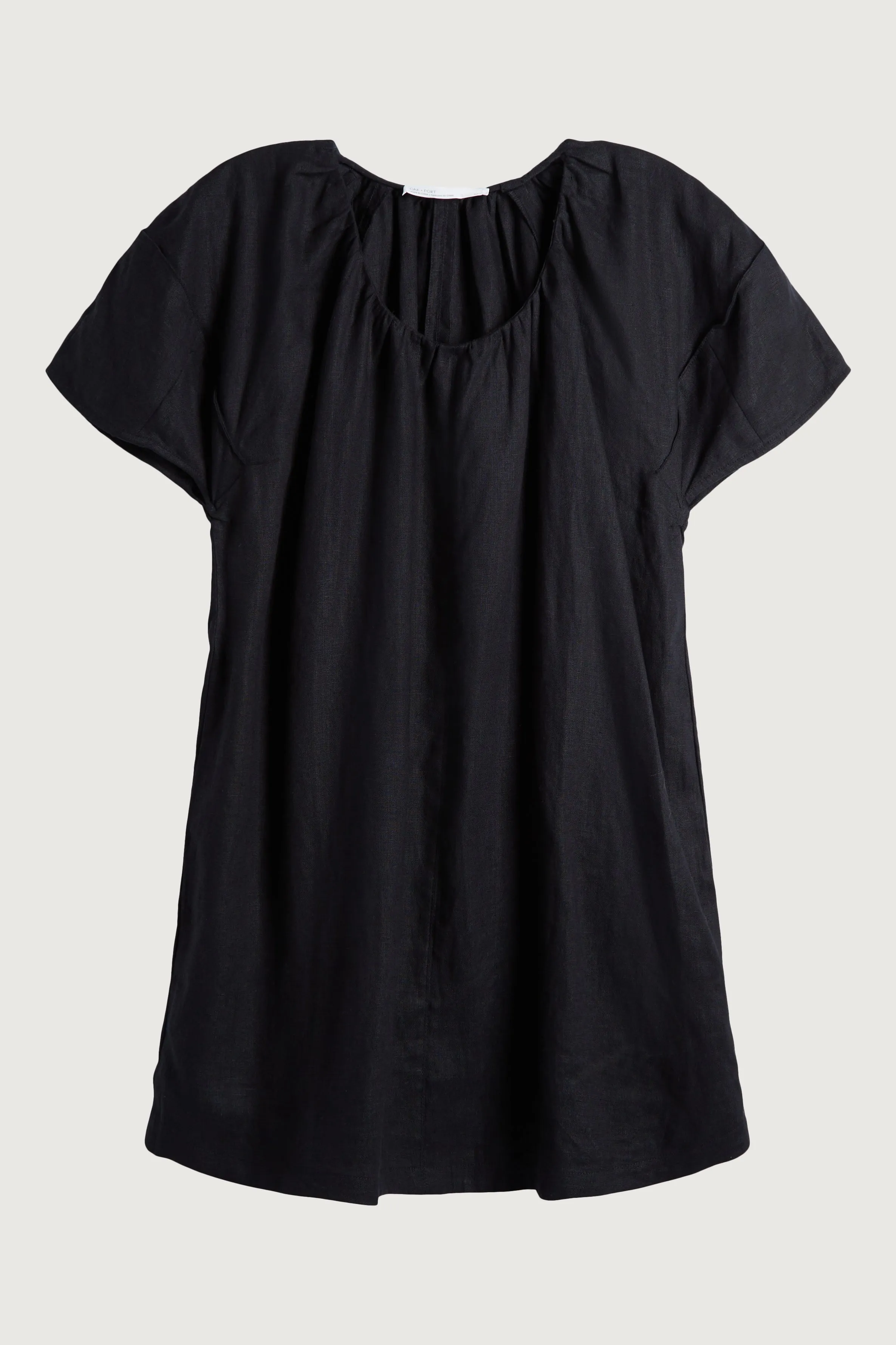 100% LINEN BOXY MINI DRESS sold by OAK AND FORT product image thumbnail 3