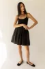 KNIT AND NYLON MINI DRESS sold by OAK AND FORT