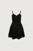 KNIT AND NYLON MINI DRESS sold by OAK AND FORT