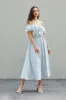 OFF SHOULDER RUFFLED DRESS sold by OAK AND FORT