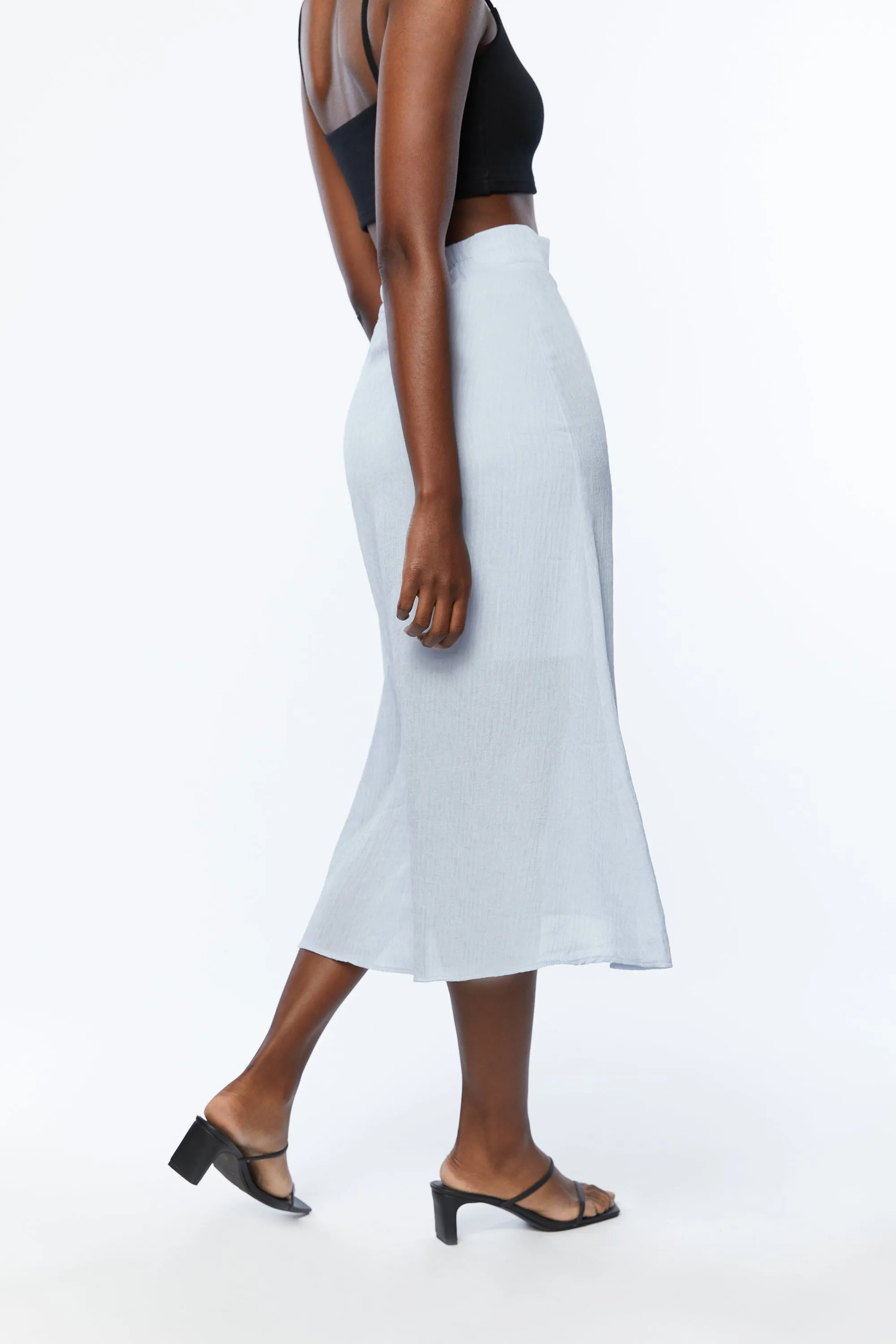 TEXTURED MIDI SKIRT sold by OAK AND FORT product image thumbnail 3