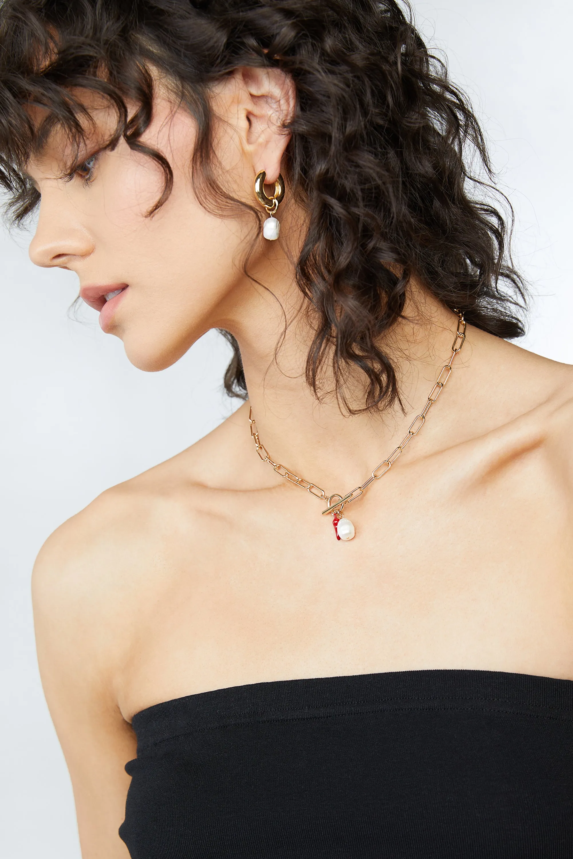 PEARL AND CHARM CHAIN sold by OAK AND FORT product image thumbnail 2