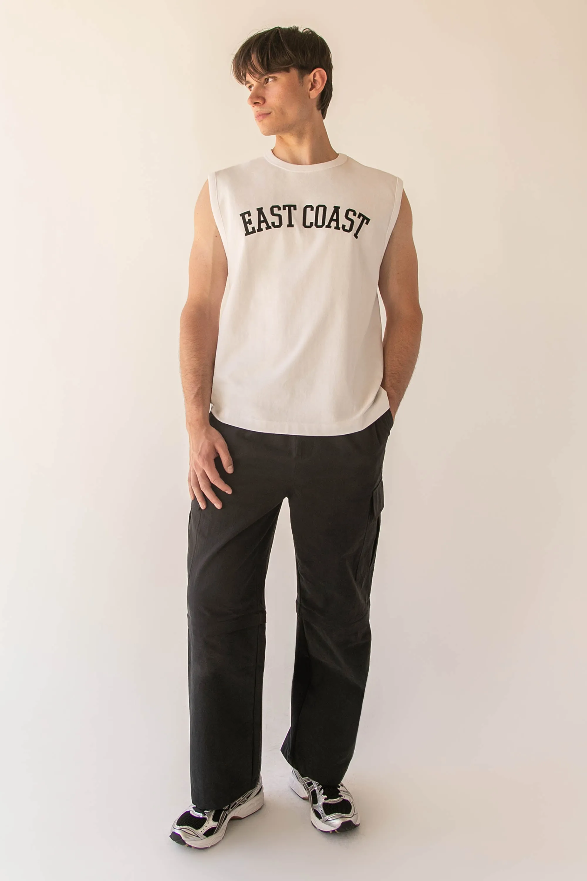 WEST COAST EAST COAST MUSCLE TANK sold by OAK AND FORT product image thumbnail 5