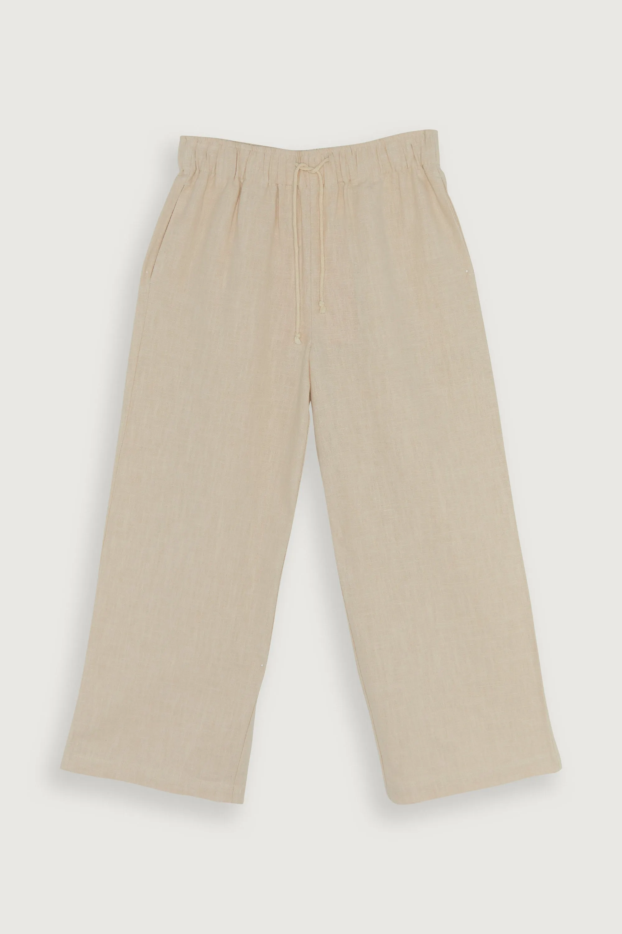 LINEN DRAWSTRING PANTS sold by OAK AND FORT product image thumbnail 5