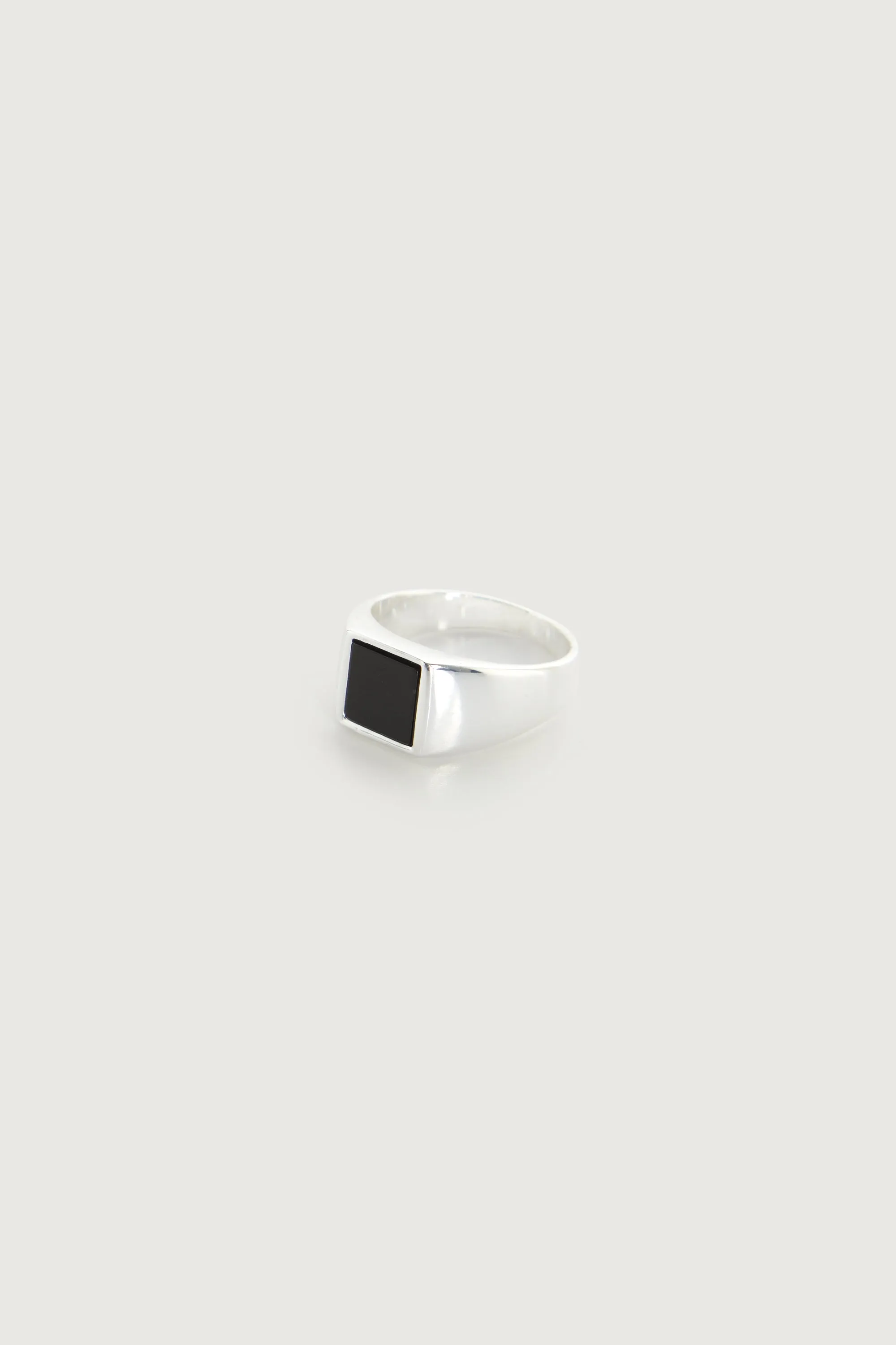 MEN'S ONYX SIGNET RING sold by OAK AND FORT