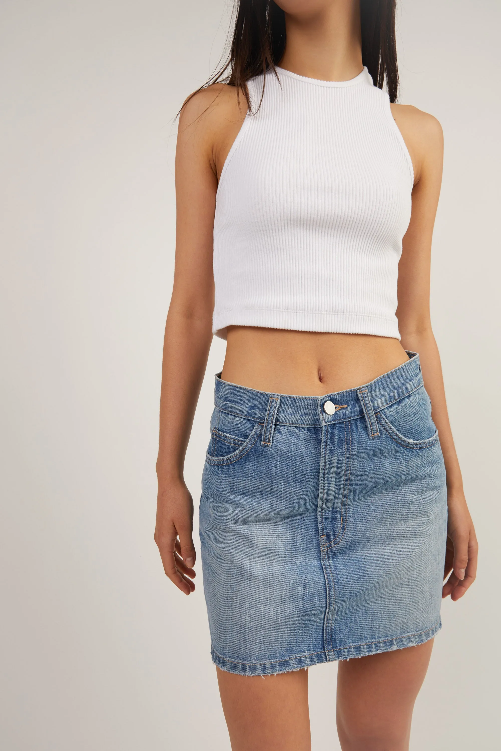 MINI JEAN SKIRT sold by OAK AND FORT product image thumbnail 3