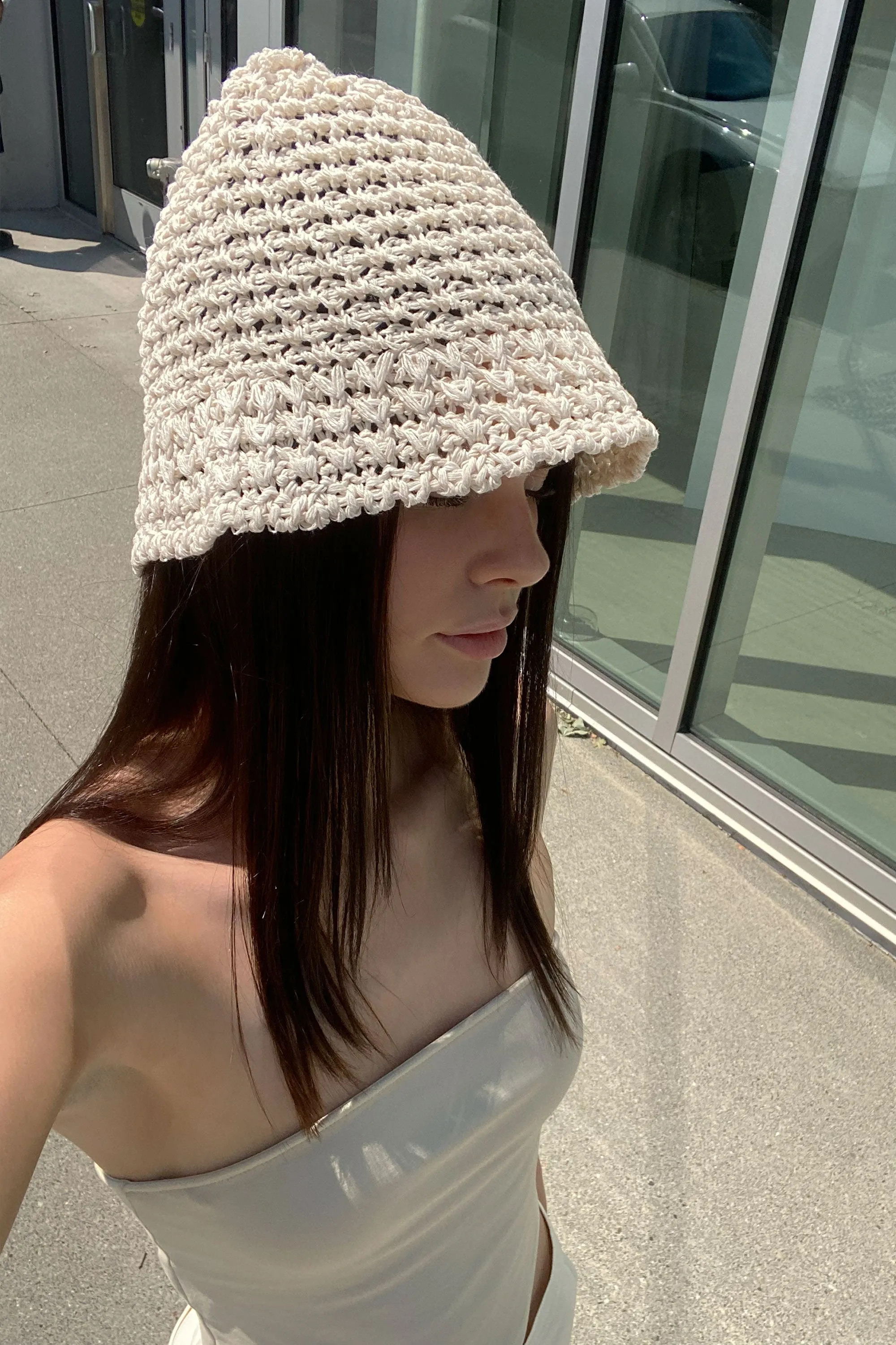 CROCHET BUCKET HAT sold by OAK AND FORT product image thumbnail 4