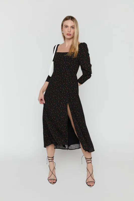FLORAL MIDI DRESS sold by OAK AND FORT