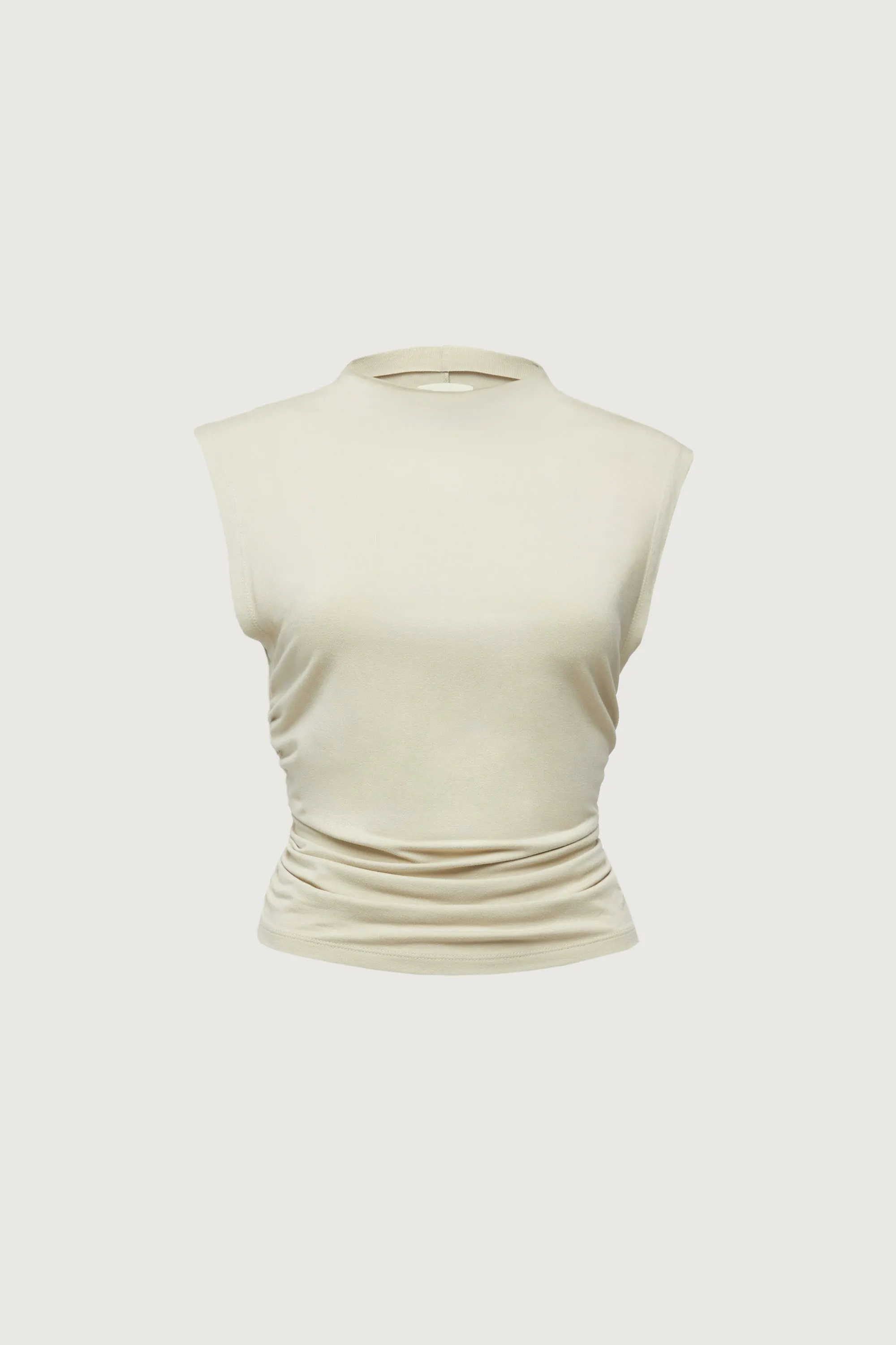 SLEEVELESS MOCKNECK TOP sold by OAK AND FORT product image thumbnail 4