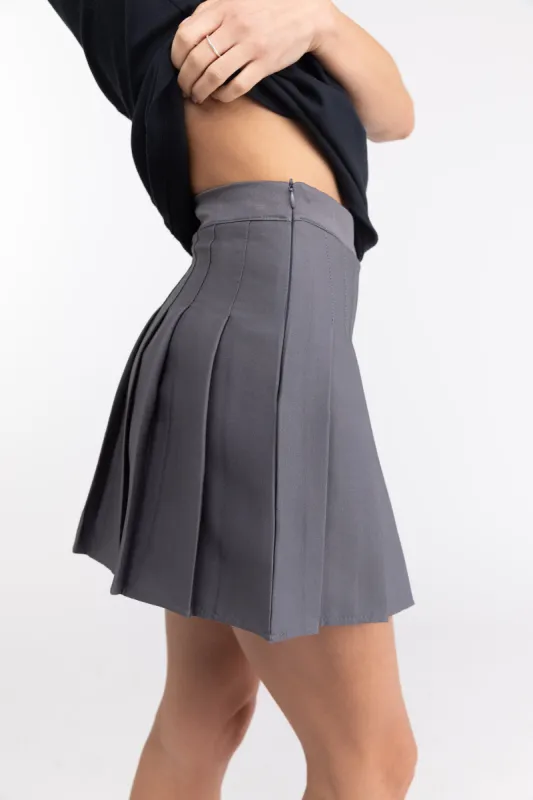 PLEATED MINI SKIRT sold by OAK AND FORT