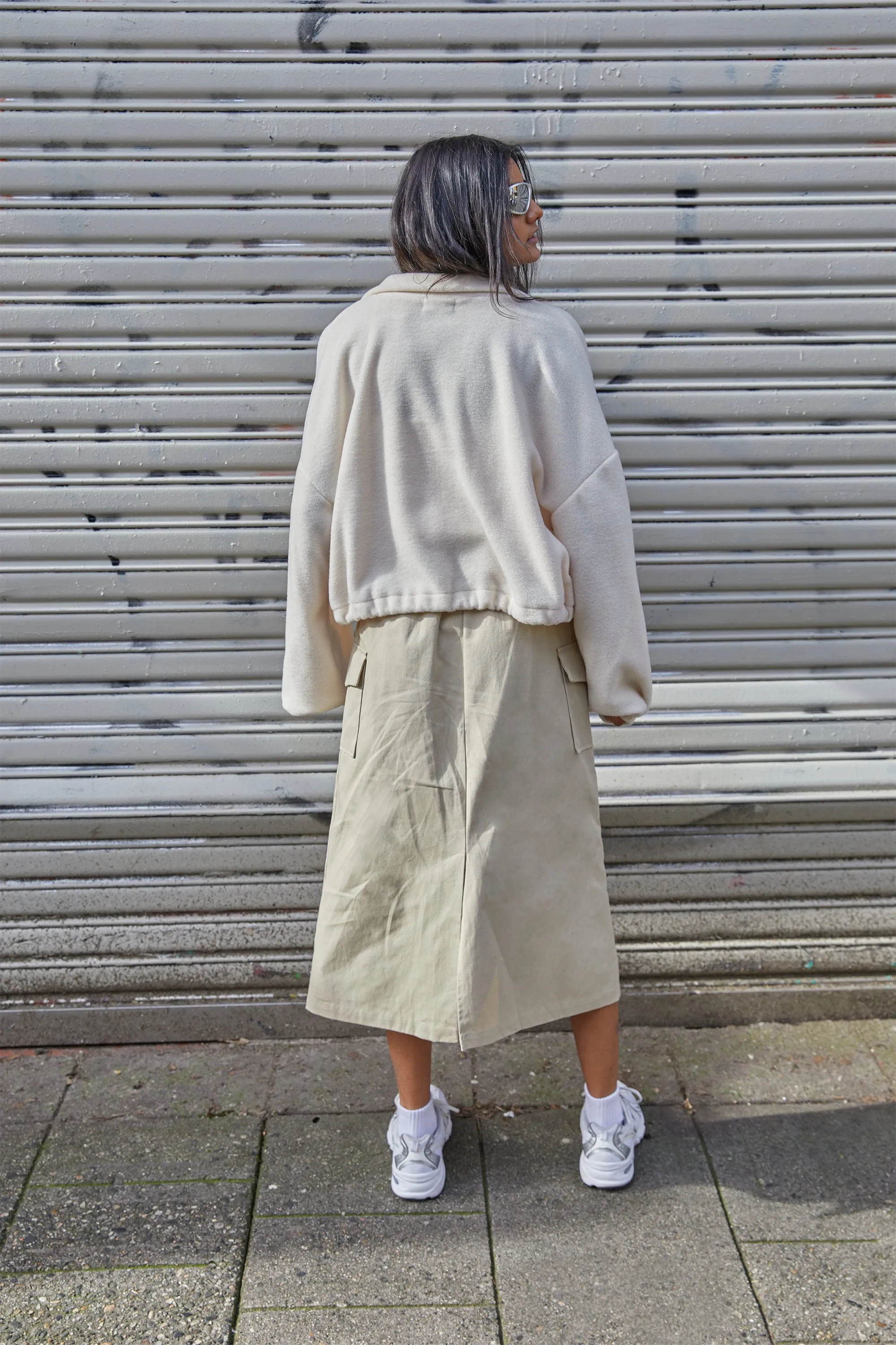 CROPPED ZIP-UP JACKET sold by OAK AND FORT product image thumbnail 5