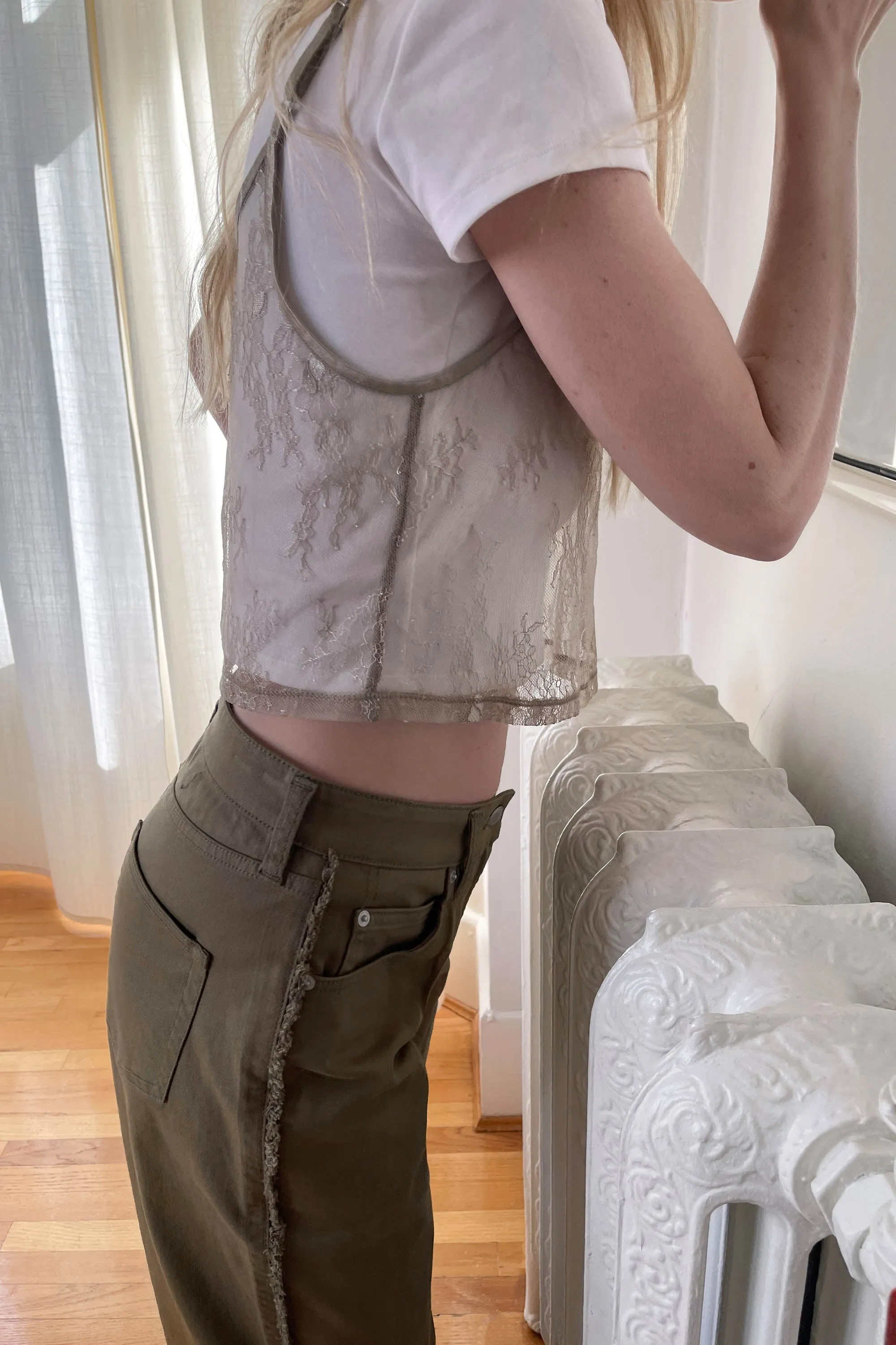 LACE TANK TOP sold by OAK AND FORT product image thumbnail 2